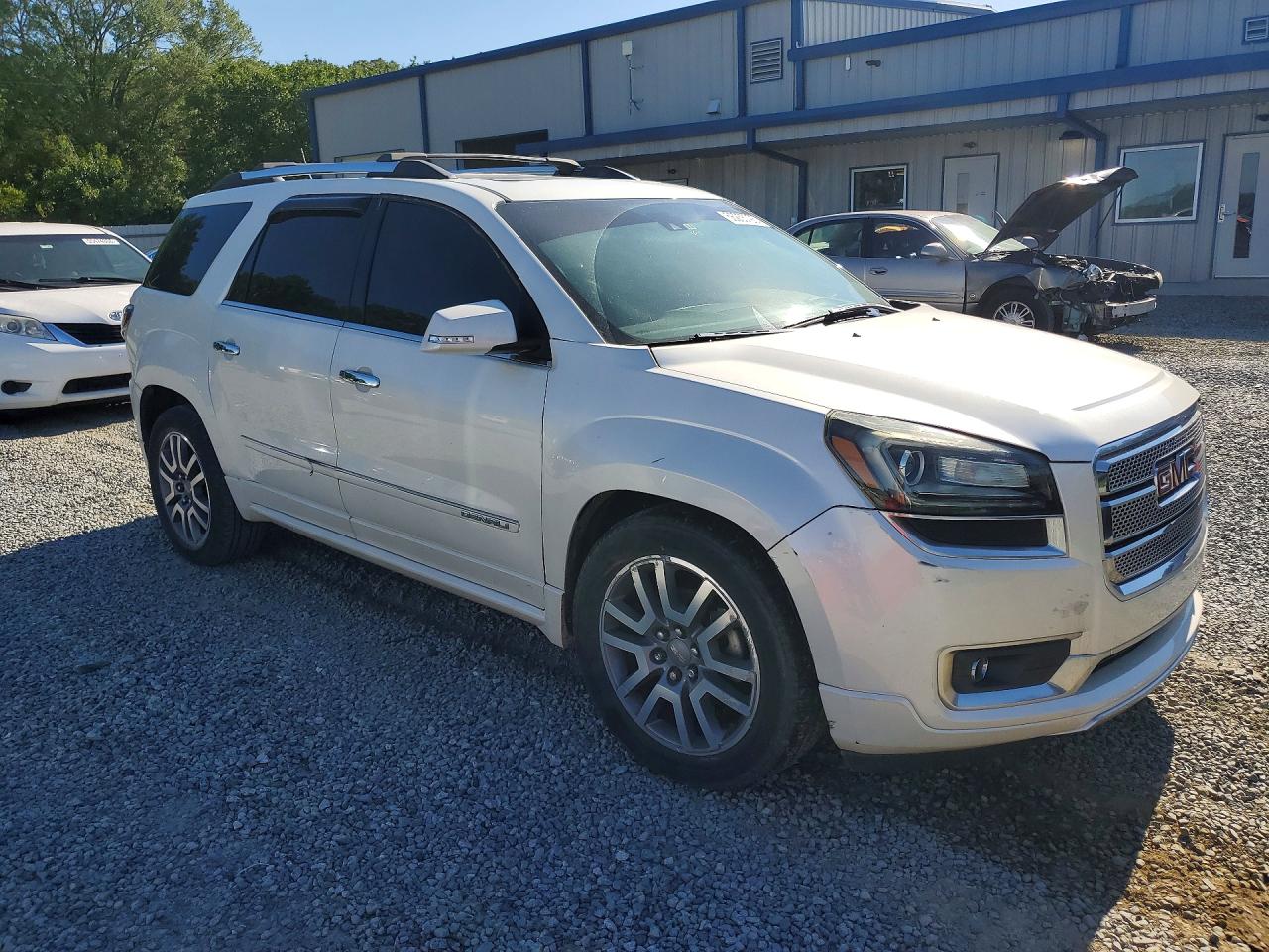 2014 Gmc Acadia Denali Белый vin: 1GKKRTKD9EJ264954