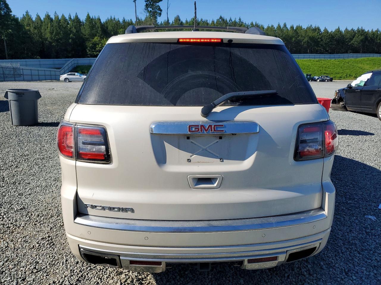 2014 Gmc Acadia Denali Белый vin: 1GKKRTKD9EJ264954