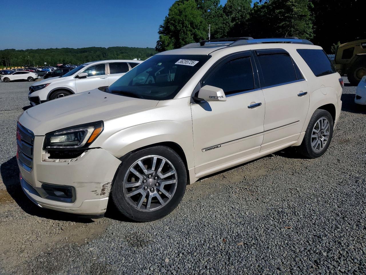 2014 Gmc Acadia Denali Белый vin: 1GKKRTKD9EJ264954