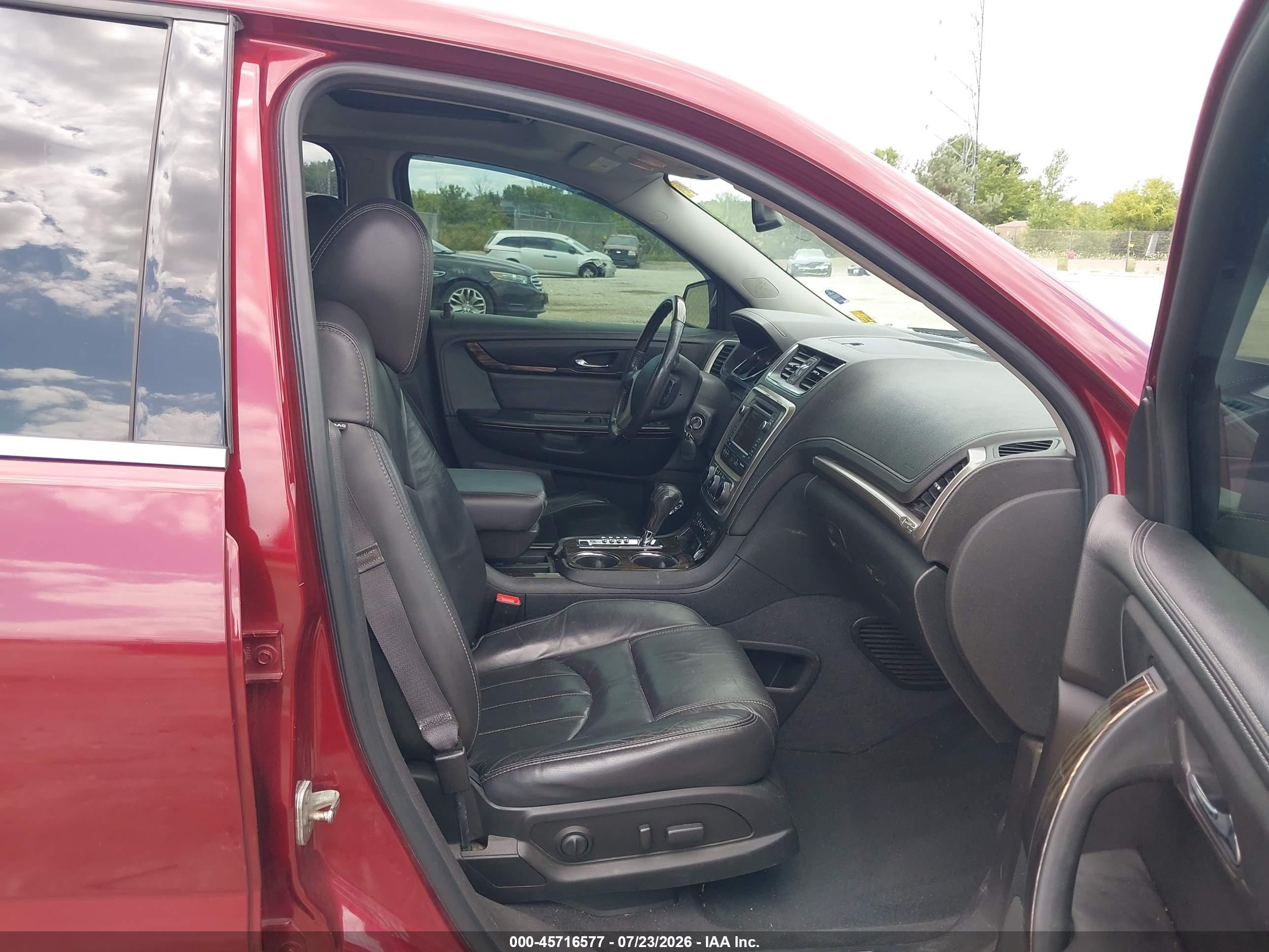 2015 Gmc Acadia Denali Красный vin: 1GKKRTKD9FJ148655