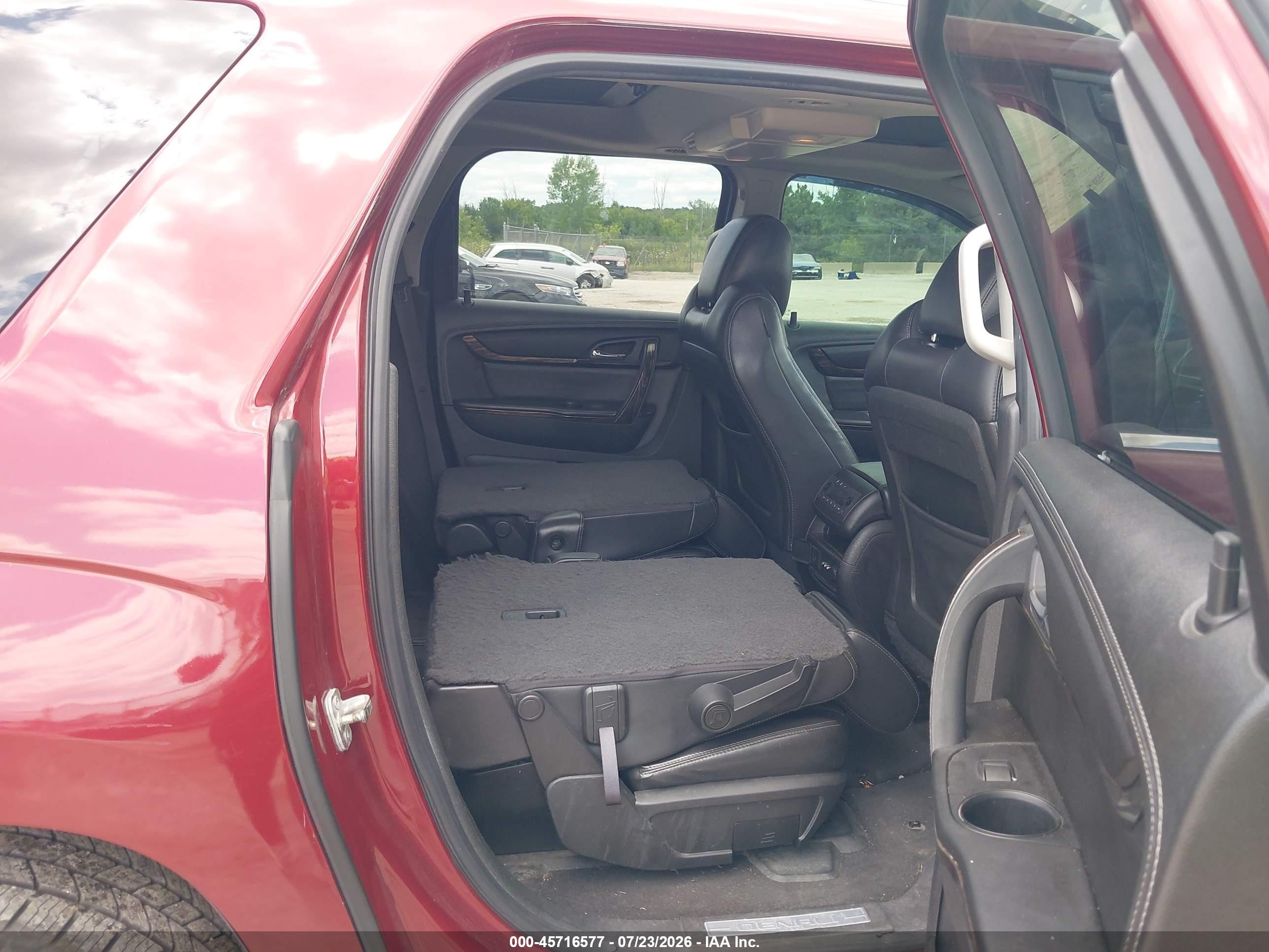2015 Gmc Acadia Denali Красный vin: 1GKKRTKD9FJ148655