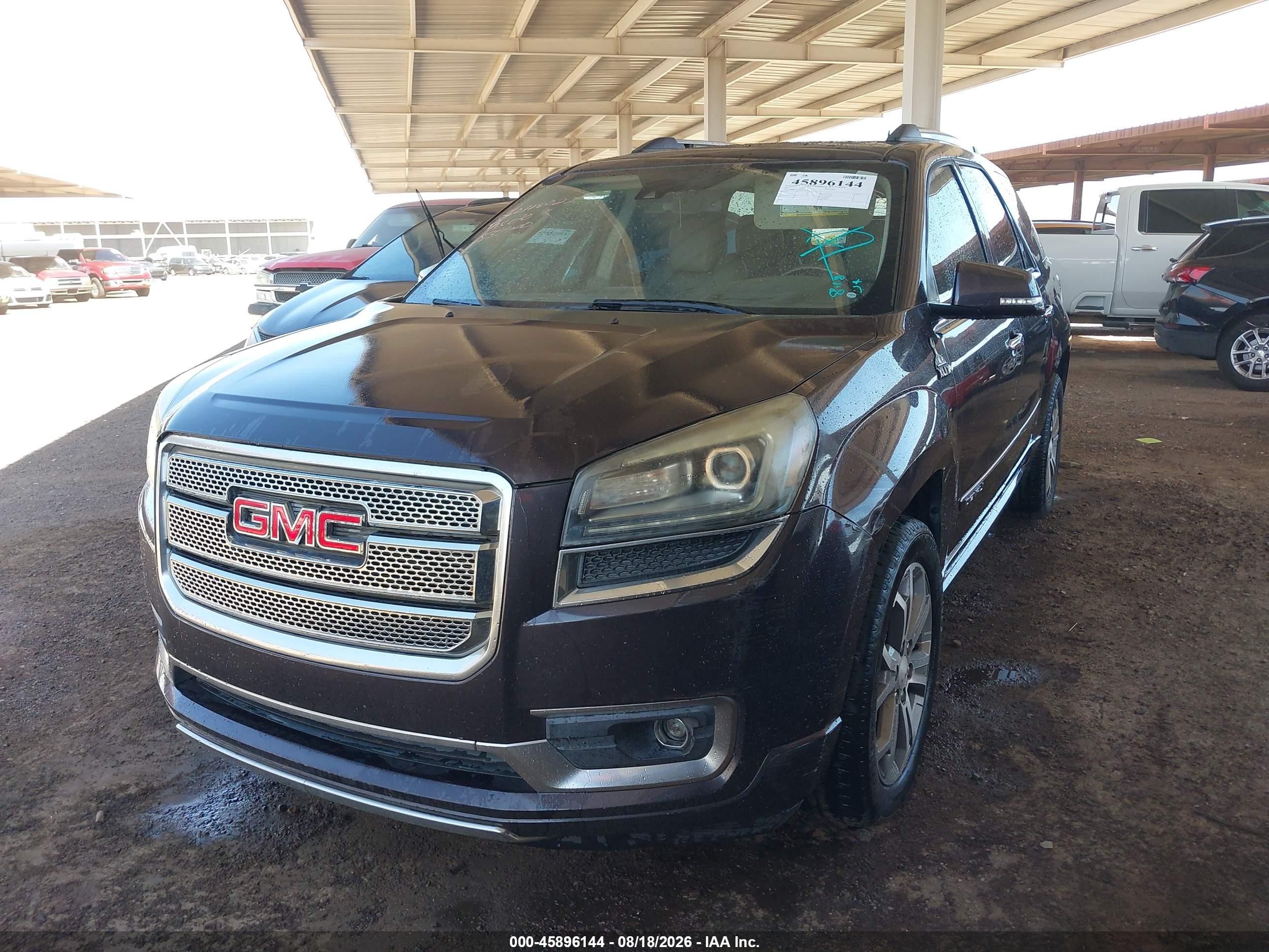 2015 Gmc Acadia Denali Gray vin: 1GKKRTKD9FJ217358