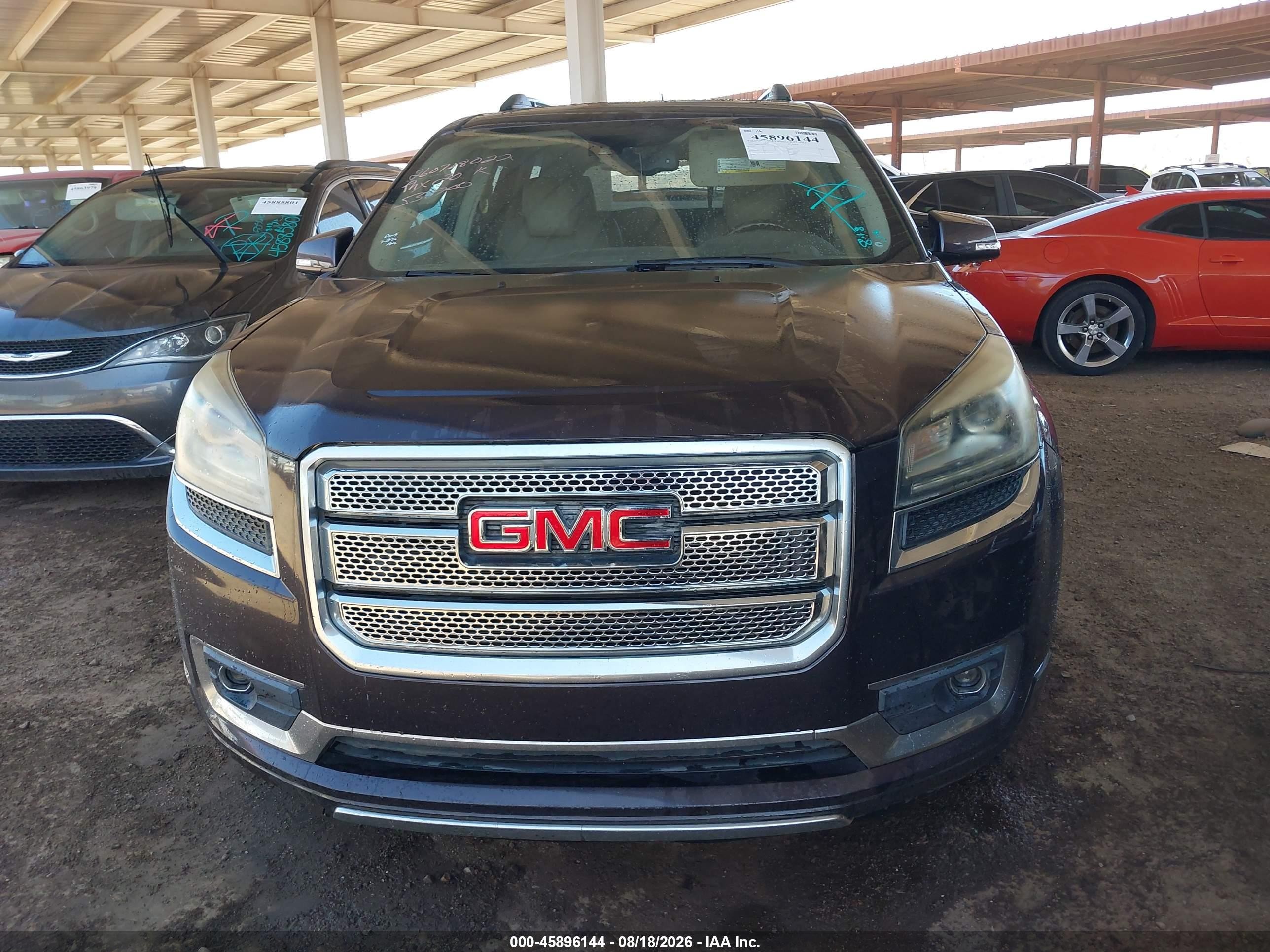 2015 Gmc Acadia Denali Gray vin: 1GKKRTKD9FJ217358
