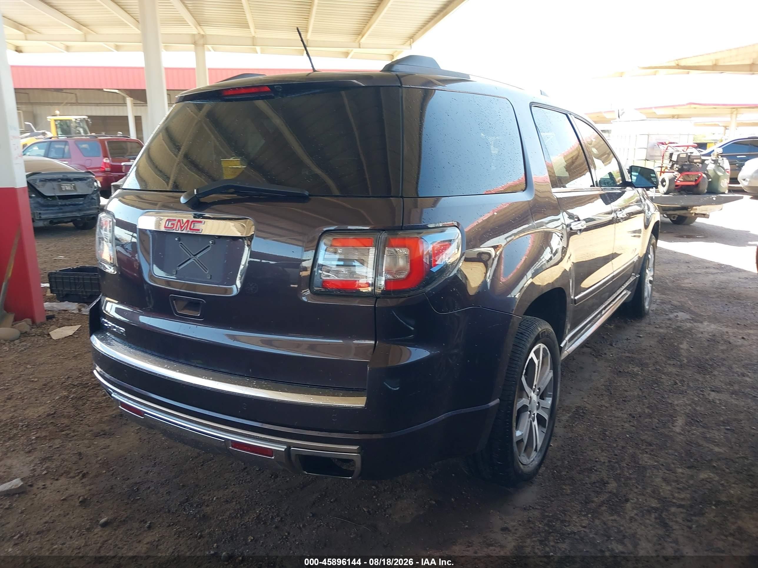 2015 Gmc Acadia Denali Gray vin: 1GKKRTKD9FJ217358