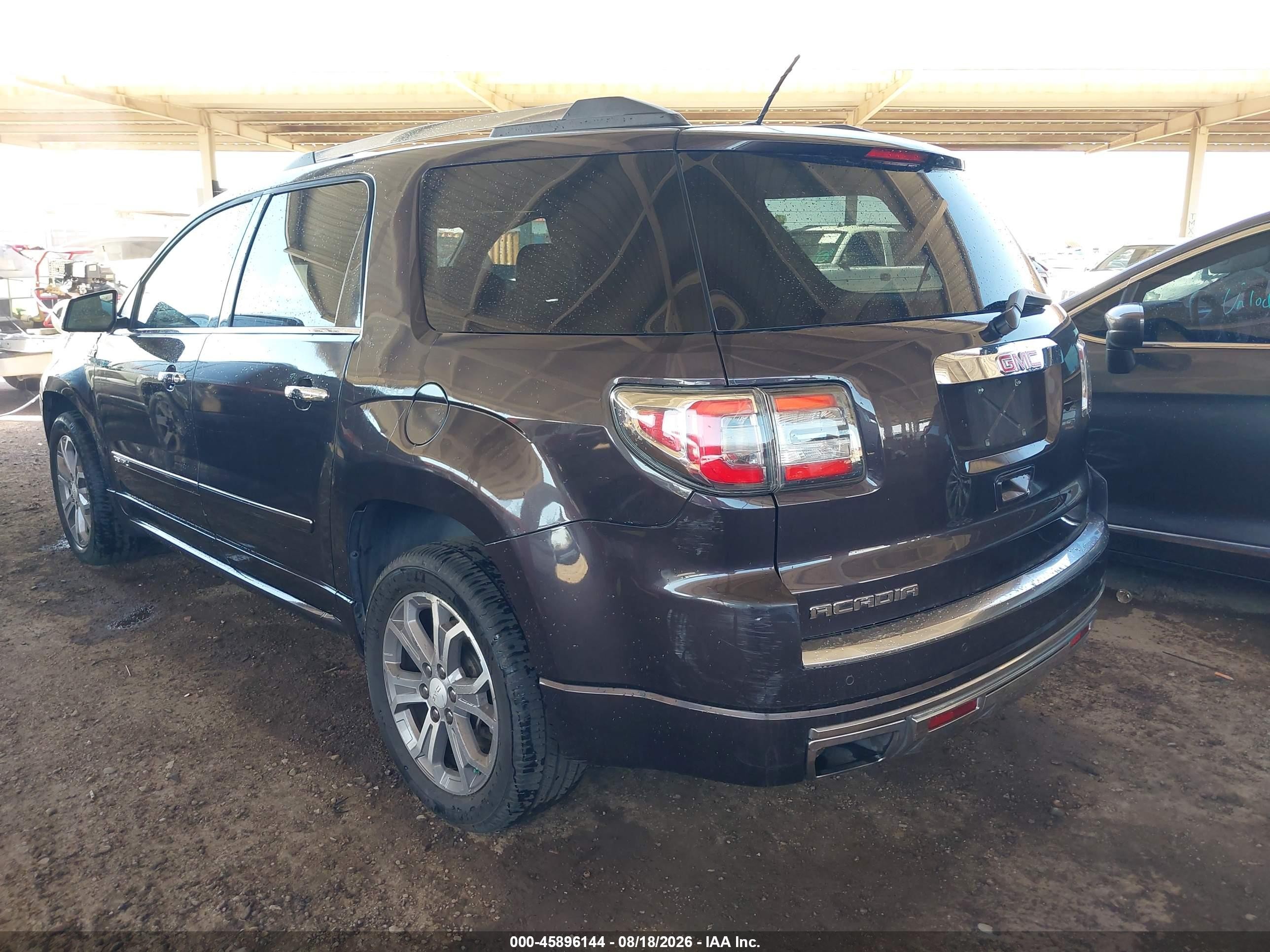 2015 Gmc Acadia Denali Gray vin: 1GKKRTKD9FJ217358