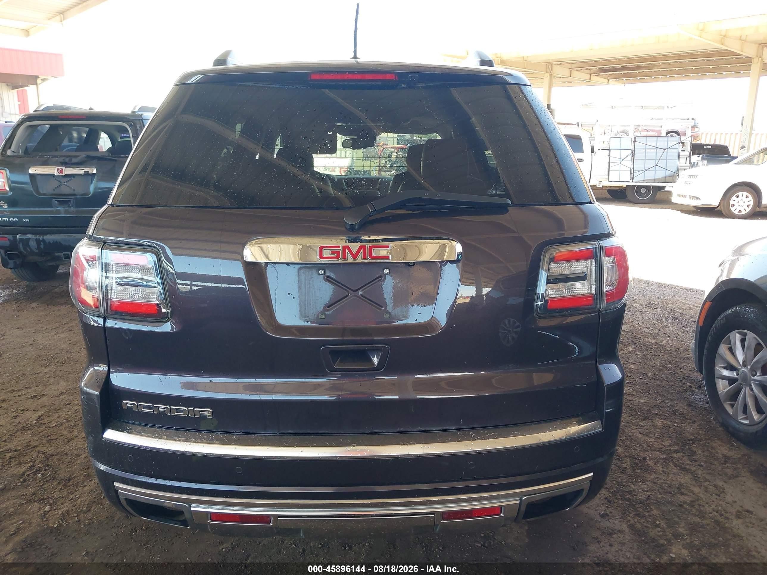 2015 Gmc Acadia Denali Gray vin: 1GKKRTKD9FJ217358