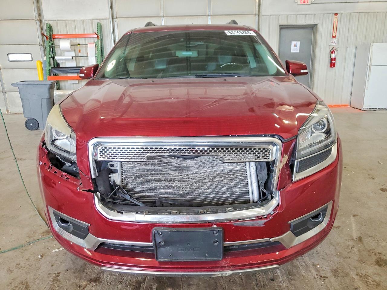 2015 Gmc Acadia Denali Burgundy vin: 1GKKRTKD9FJ245435