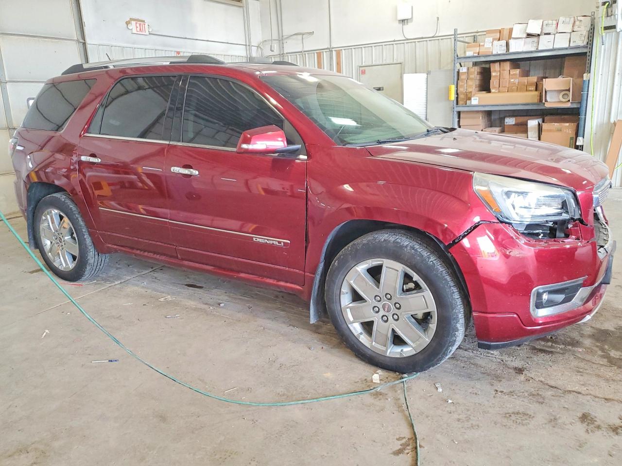 2015 Gmc Acadia Denali Burgundy vin: 1GKKRTKD9FJ245435