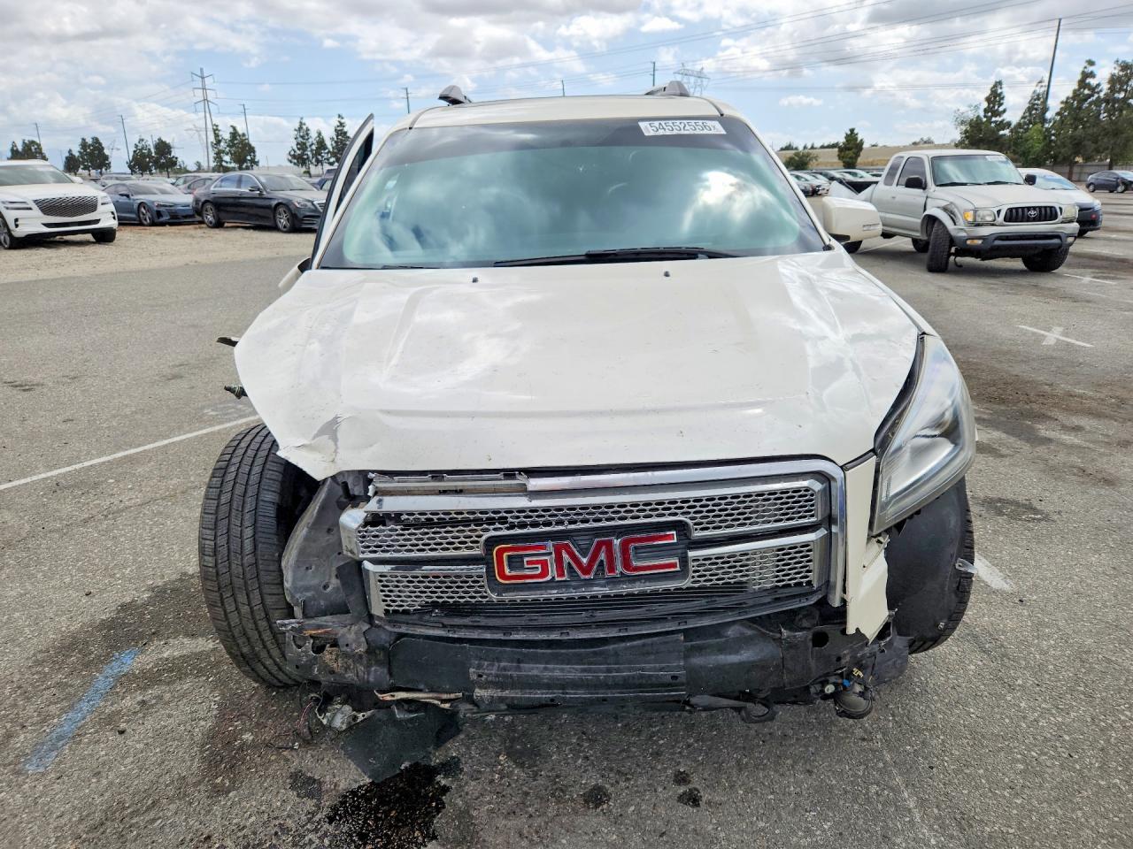 2013 Gmc Acadia Denali White vin: 1GKKRTKDXDJ146006