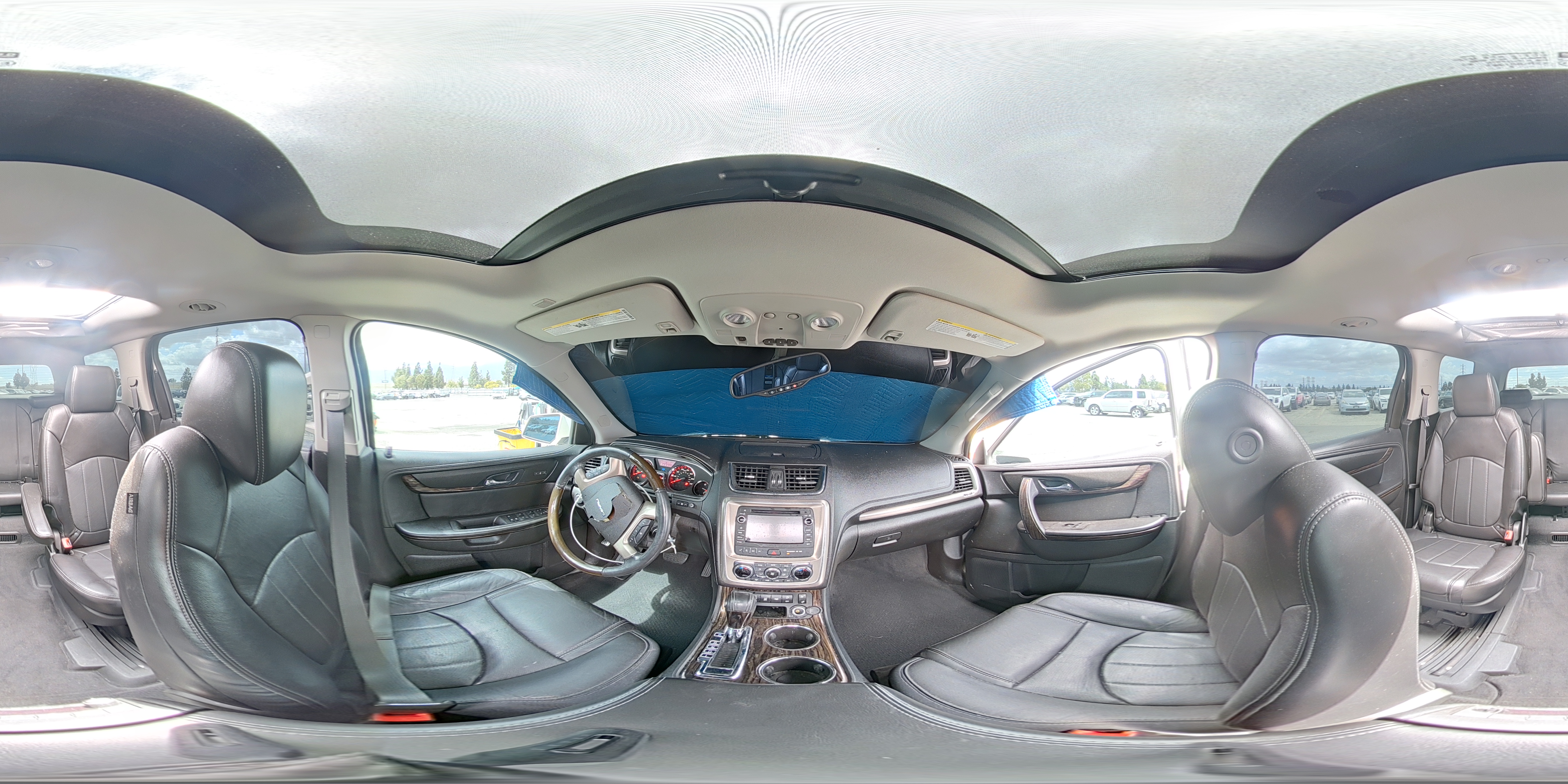 2013 Gmc Acadia Denali White vin: 1GKKRTKDXDJ146006