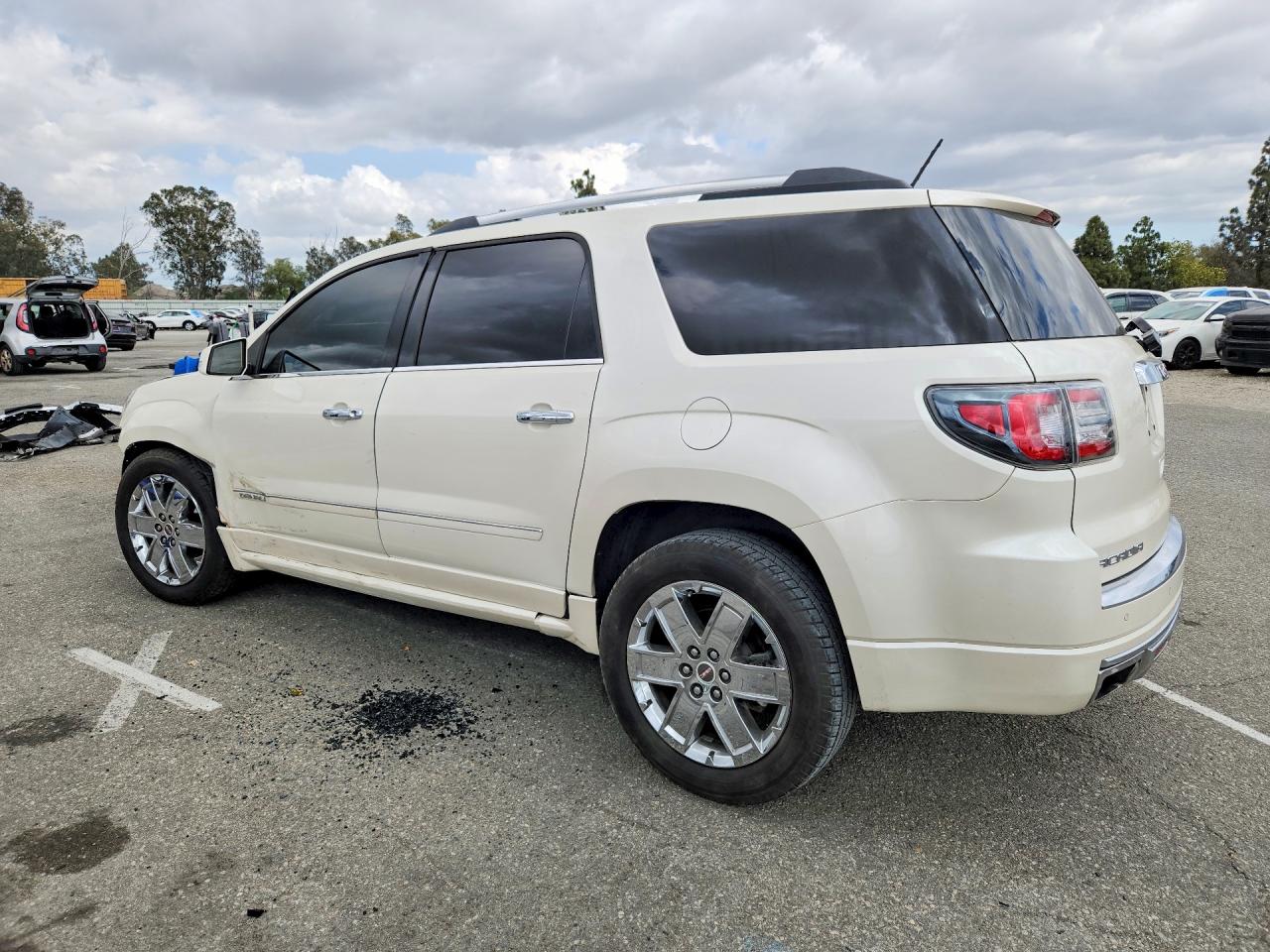 2013 Gmc Acadia Denali White vin: 1GKKRTKDXDJ146006