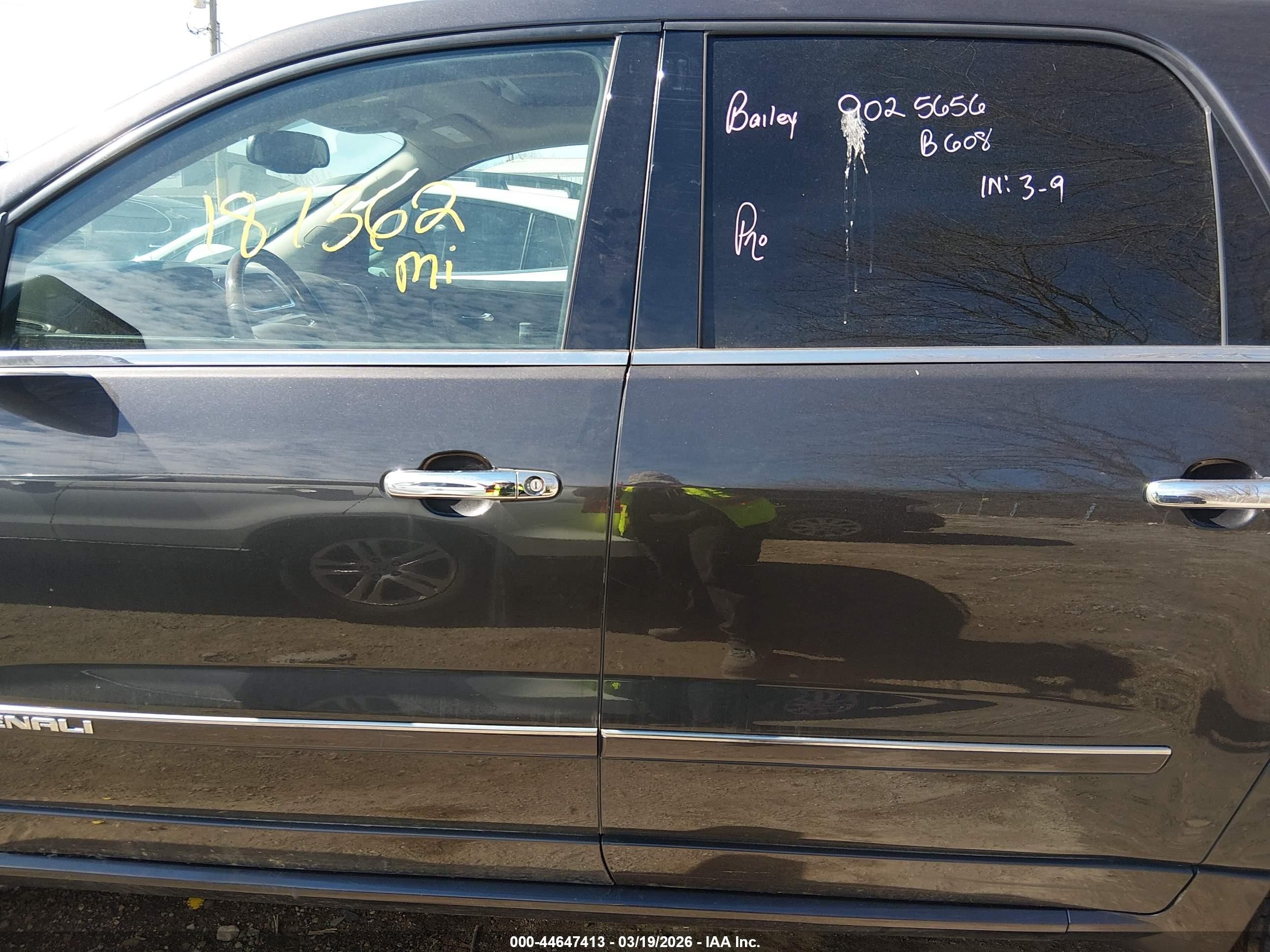 2013 Gmc Acadia Denali Gray vin: 1GKKRTKDXDJ236210