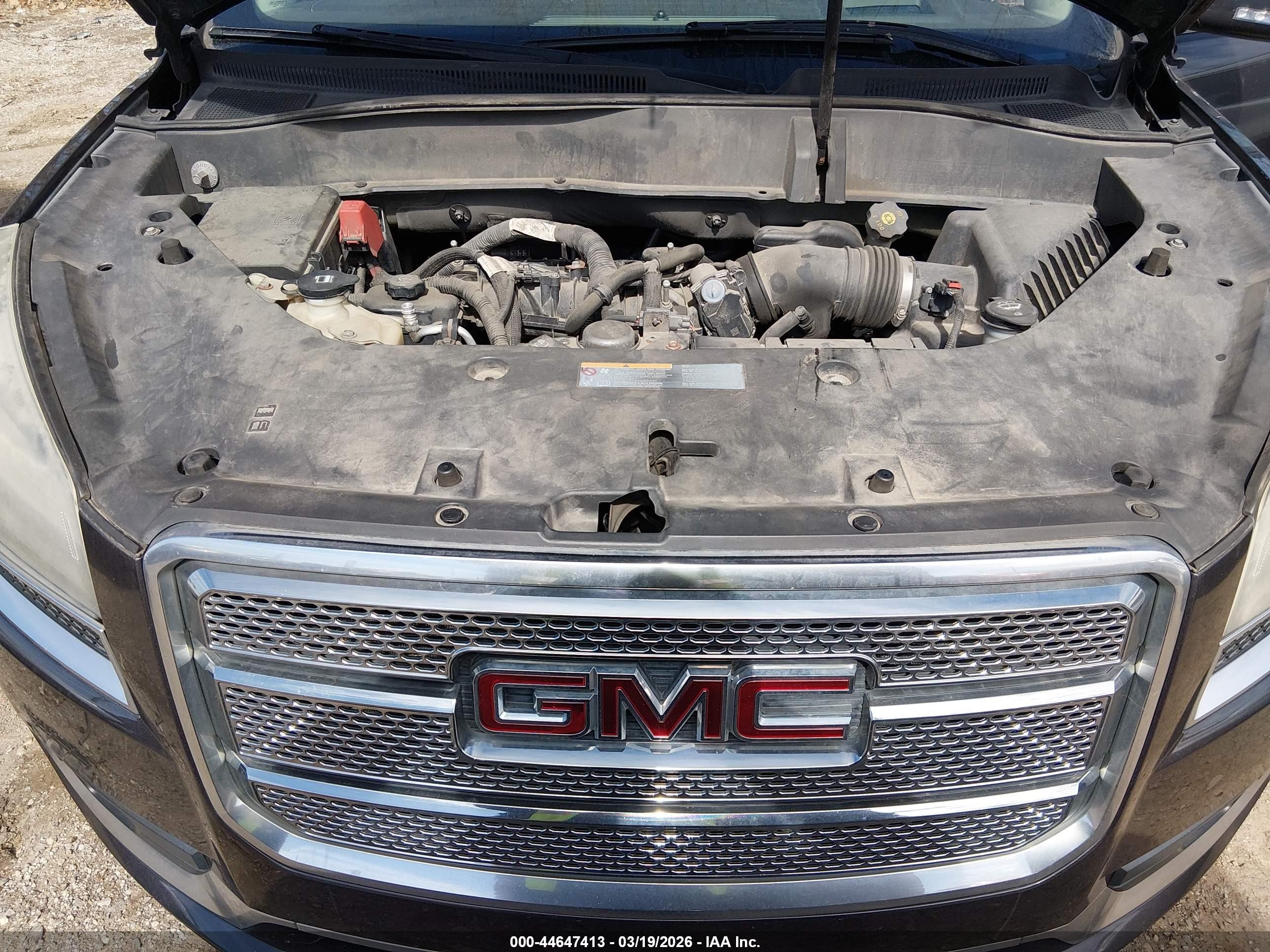 2013 Gmc Acadia Denali Gray vin: 1GKKRTKDXDJ236210