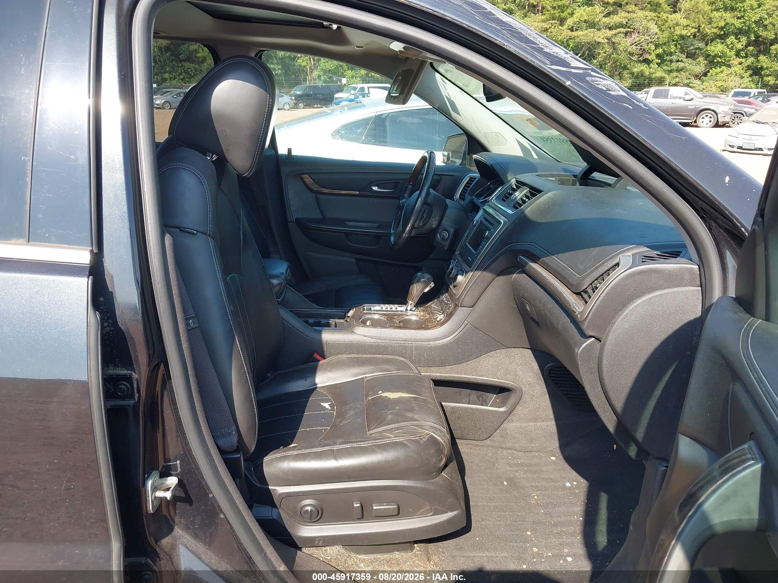 2013 Gmc Acadia Denali Black vin: 1GKKRTKDXDJ241360