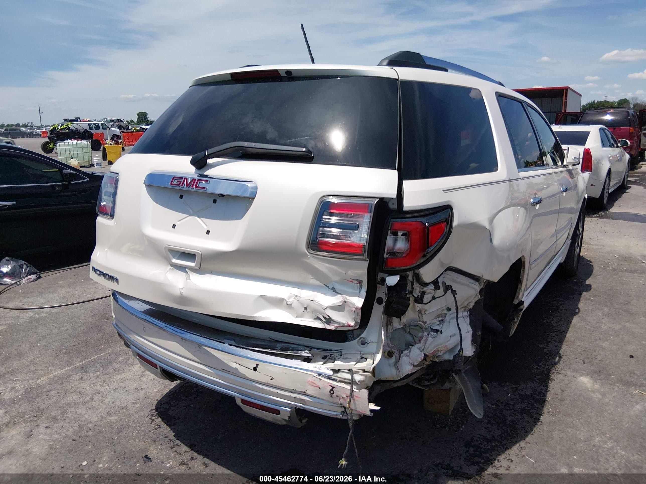 2014 Gmc Acadia Denali Белый vin: 1GKKRTKDXEJ151188