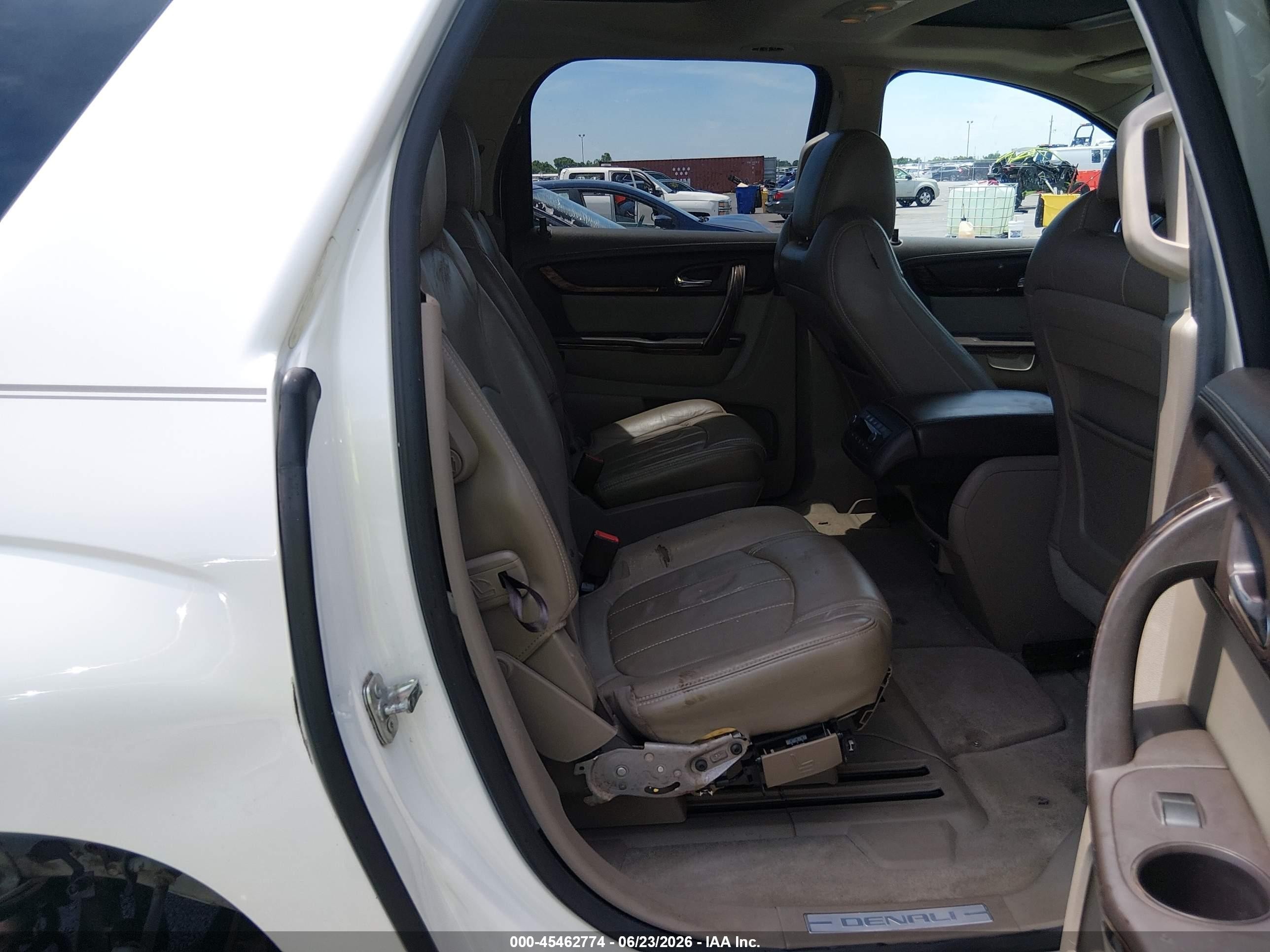 2014 Gmc Acadia Denali Белый vin: 1GKKRTKDXEJ151188