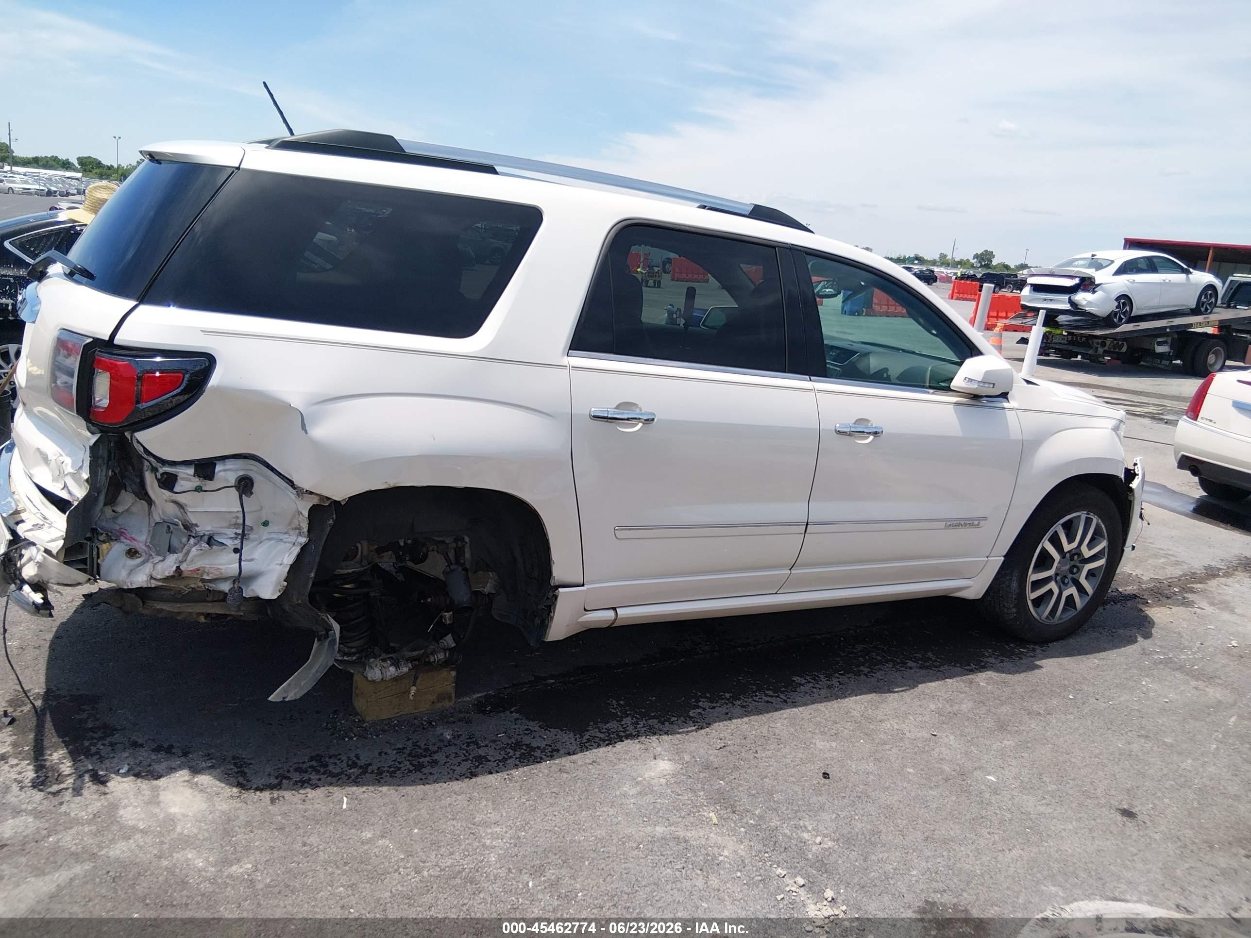 2014 Gmc Acadia Denali Белый vin: 1GKKRTKDXEJ151188