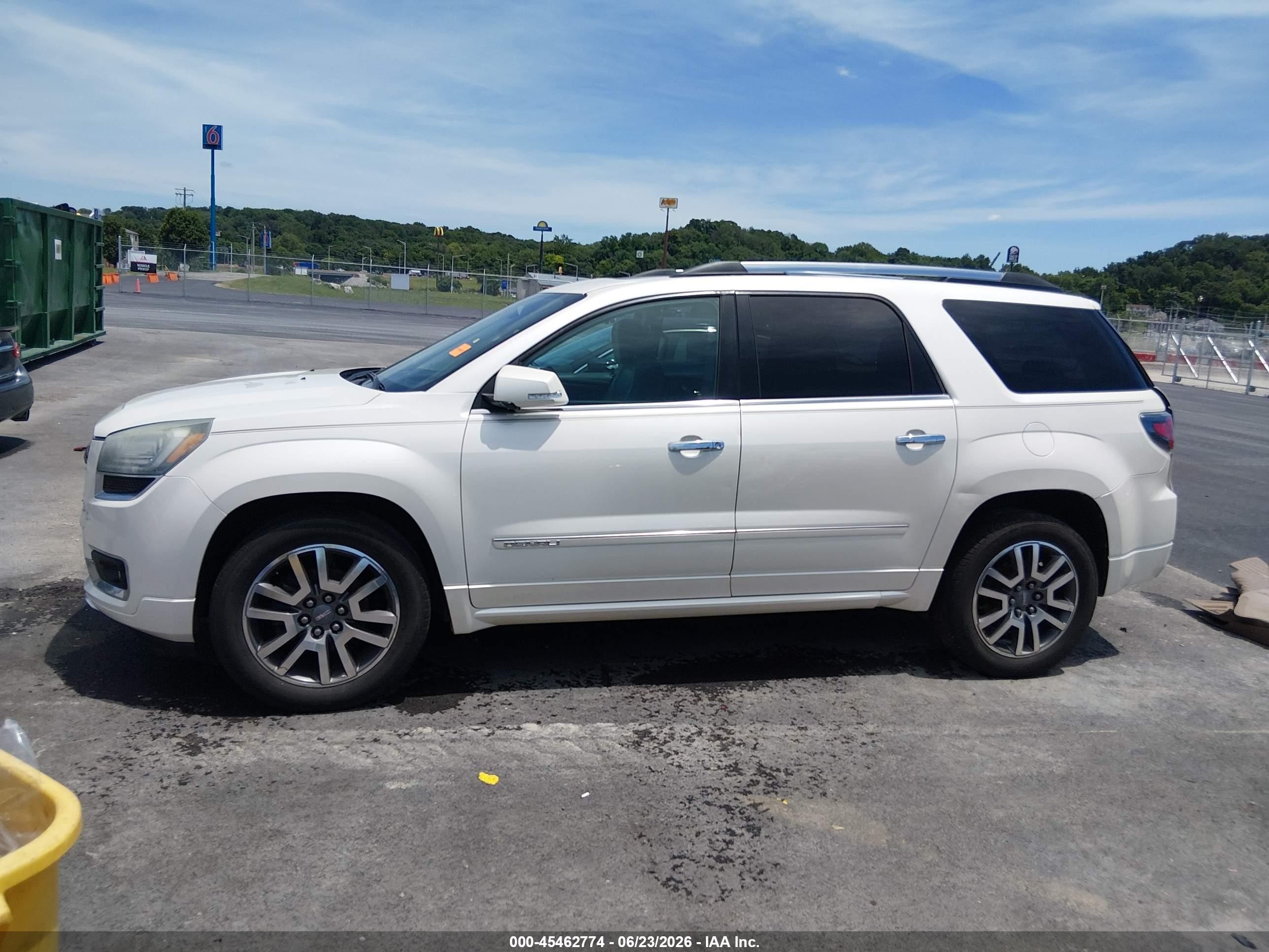 2014 Gmc Acadia Denali Белый vin: 1GKKRTKDXEJ151188