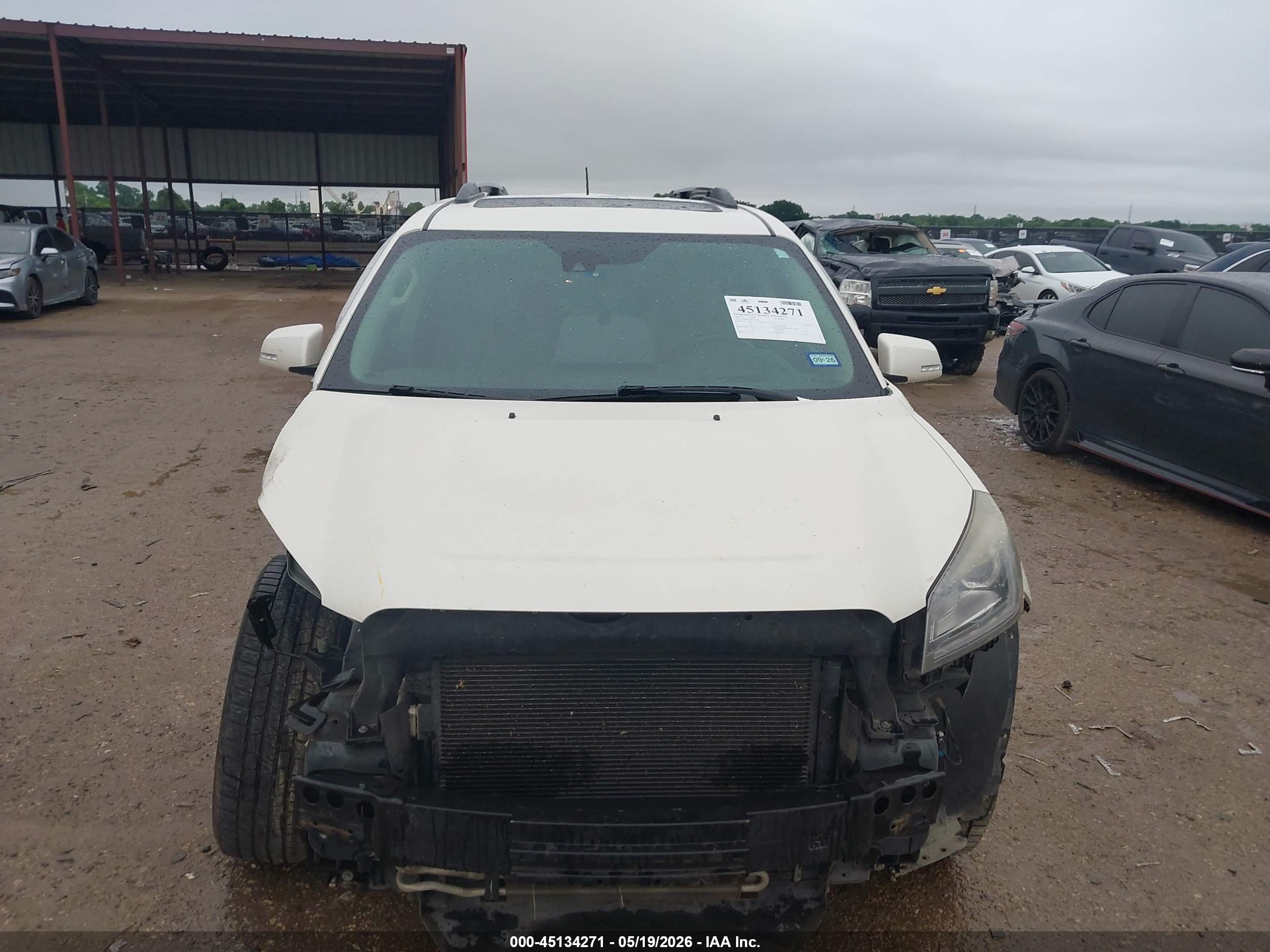 2014 Gmc Acadia Denali White vin: 1GKKRTKDXEJ220431