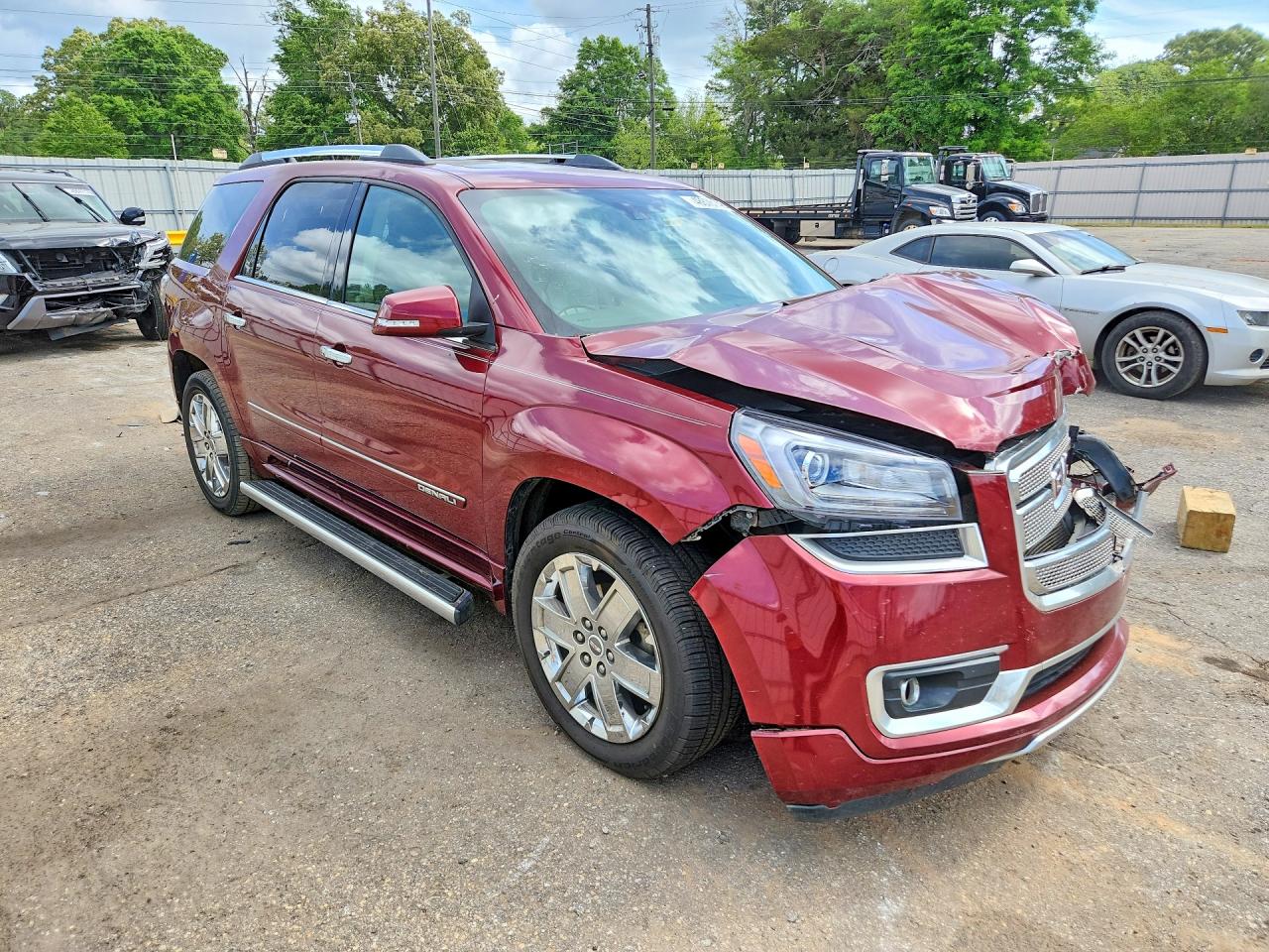 2015 Gmc Acadia Denali Красный vin: 1GKKRTKDXFJ199050