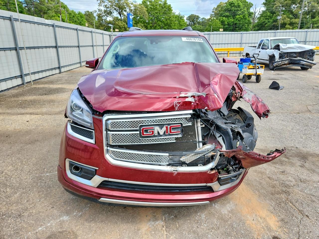 2015 Gmc Acadia Denali Красный vin: 1GKKRTKDXFJ199050