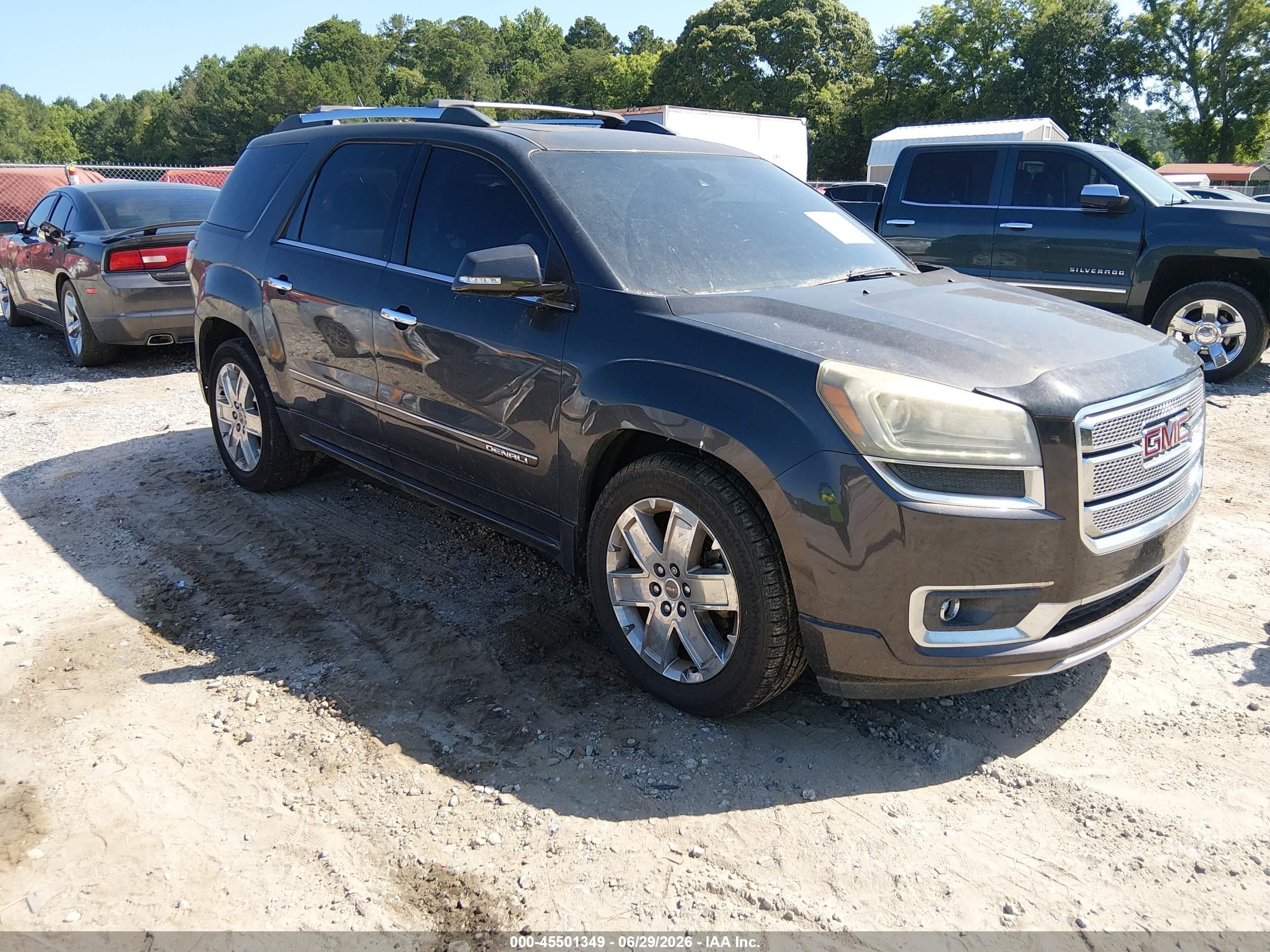 2015 Gmc Acadia Denali Gray vin: 1GKKRTKDXFJ304671