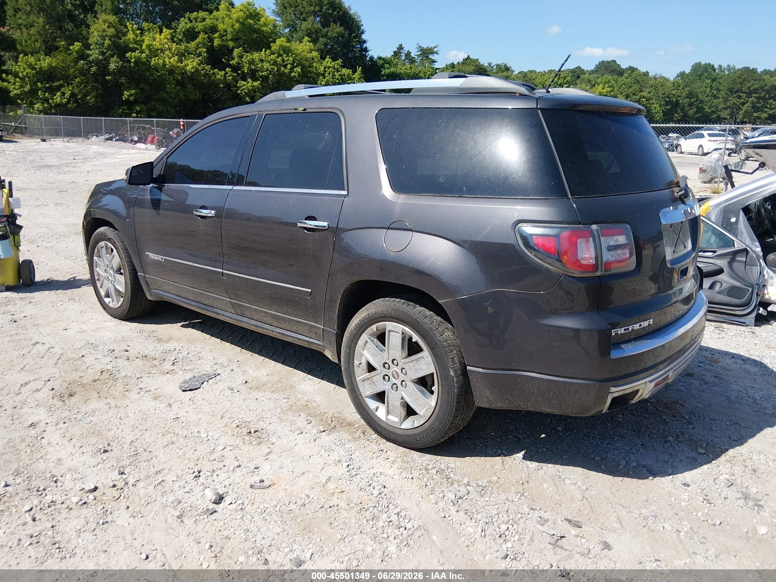 2015 Gmc Acadia Denali Gray vin: 1GKKRTKDXFJ304671