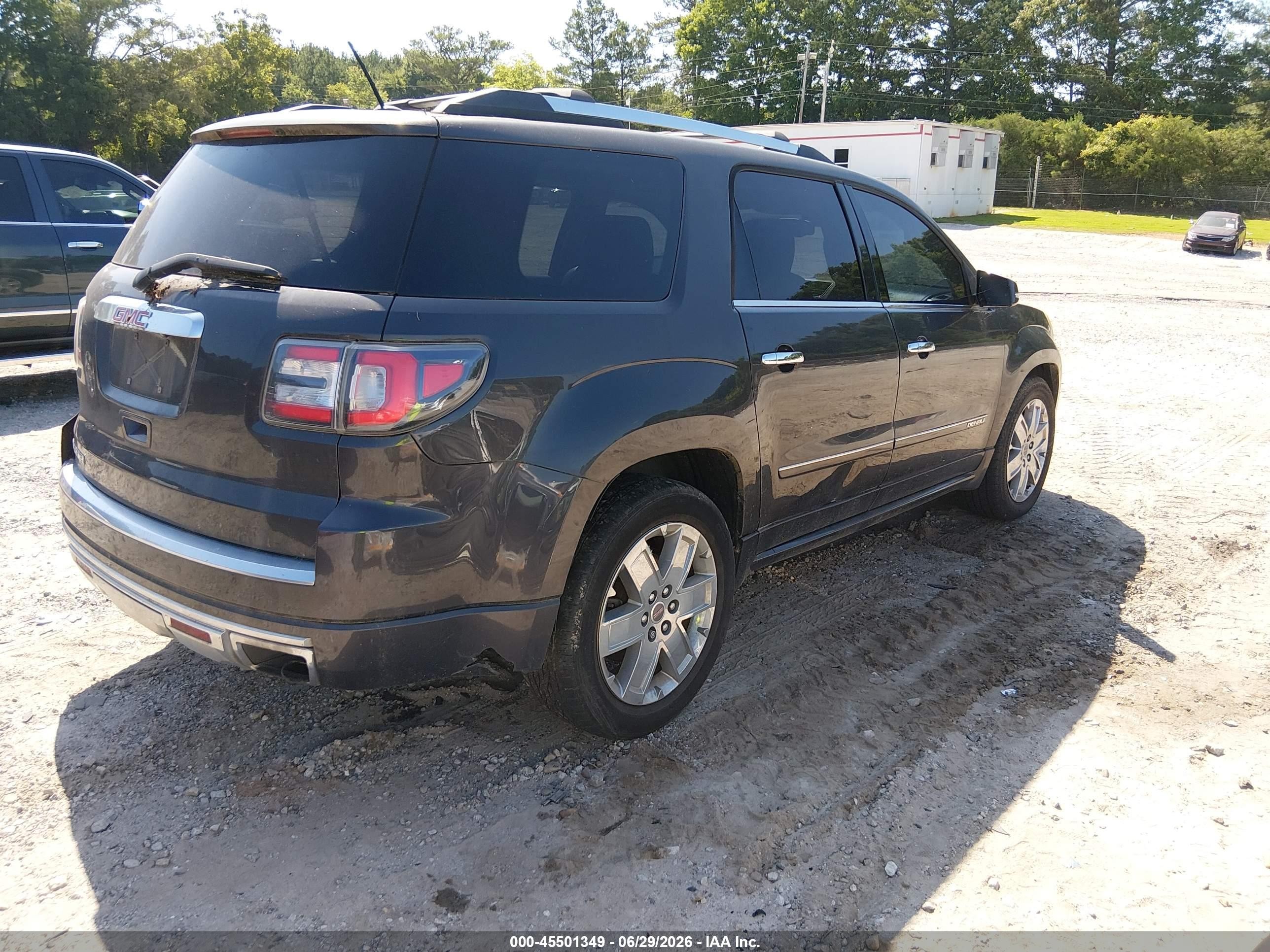 2015 Gmc Acadia Denali Gray vin: 1GKKRTKDXFJ304671
