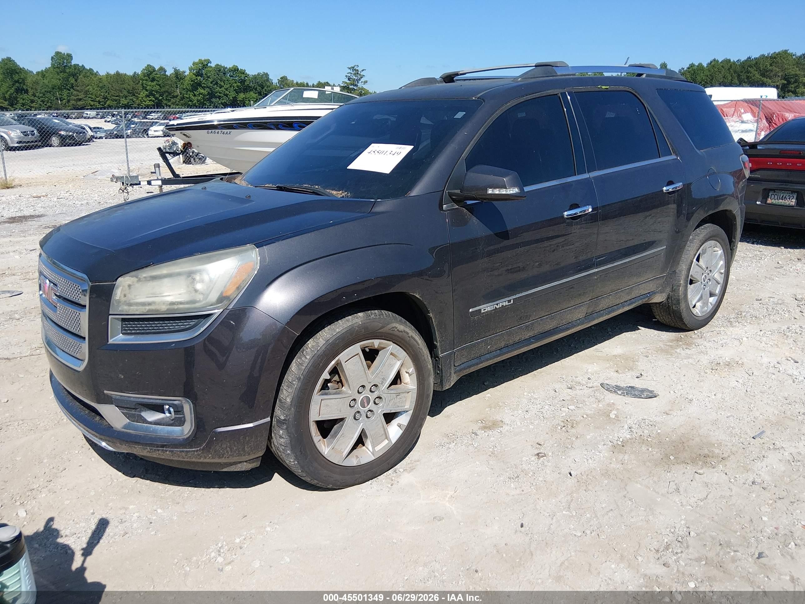 2015 Gmc Acadia Denali Gray vin: 1GKKRTKDXFJ304671