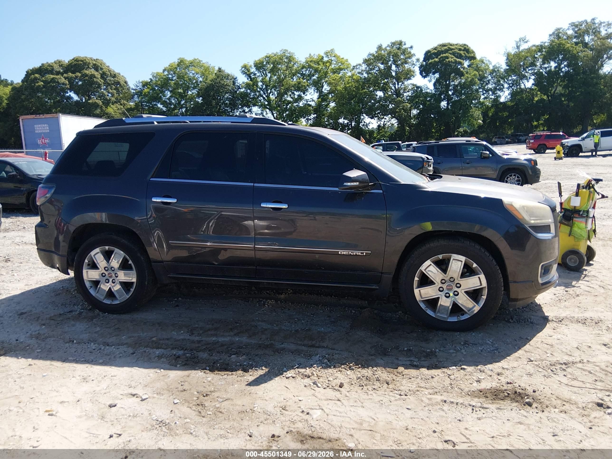 2015 Gmc Acadia Denali Gray vin: 1GKKRTKDXFJ304671
