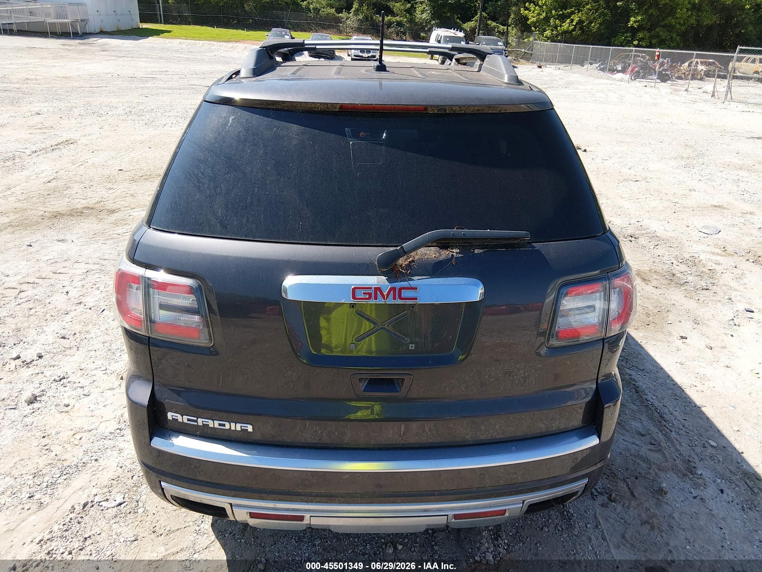 2015 Gmc Acadia Denali Gray vin: 1GKKRTKDXFJ304671