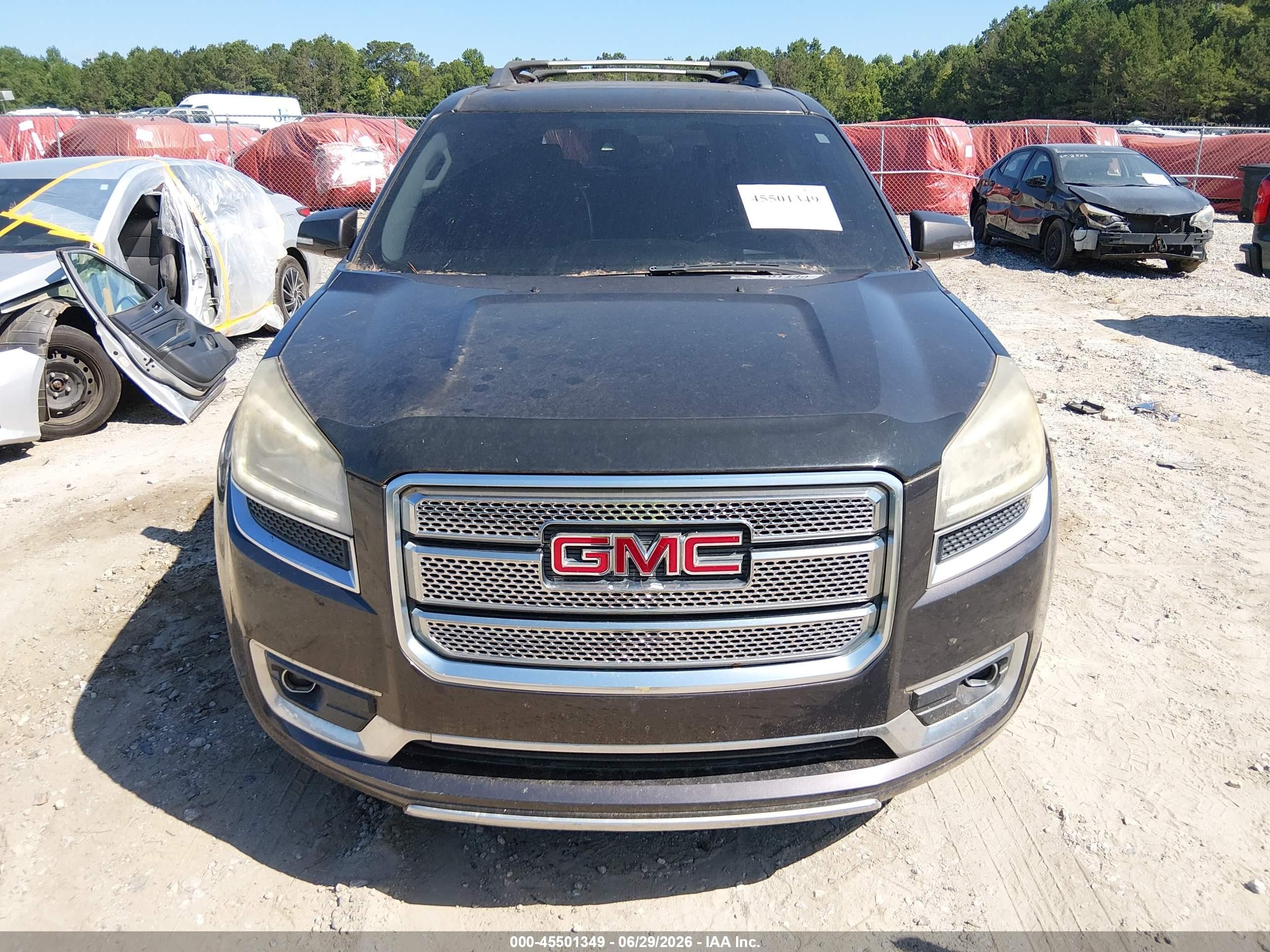 2015 Gmc Acadia Denali Gray vin: 1GKKRTKDXFJ304671