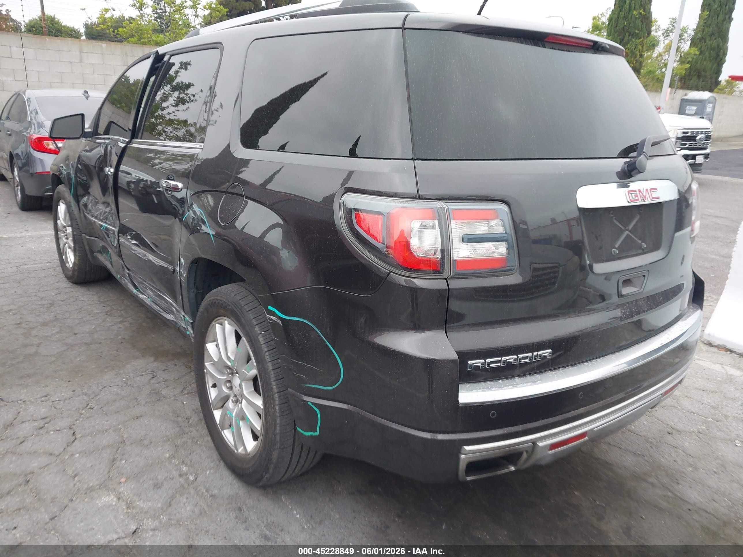 2015 Gmc Acadia Denali Серый vin: 1GKKRTKDXFJ312480