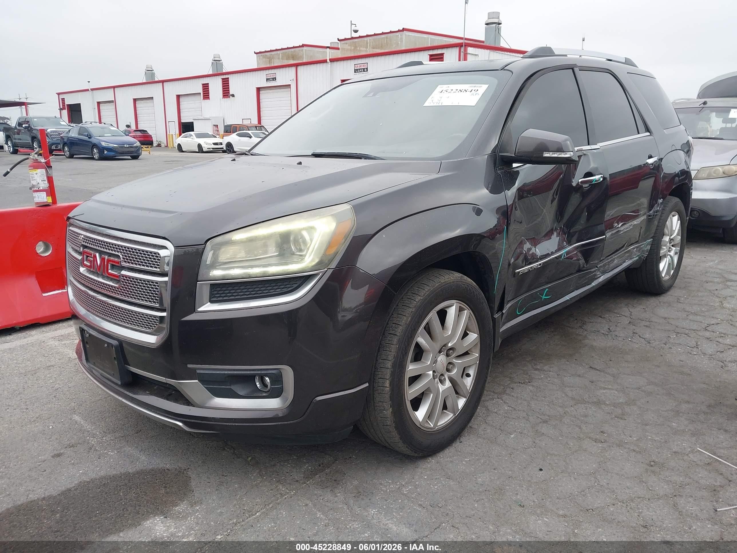 2015 Gmc Acadia Denali Серый vin: 1GKKRTKDXFJ312480