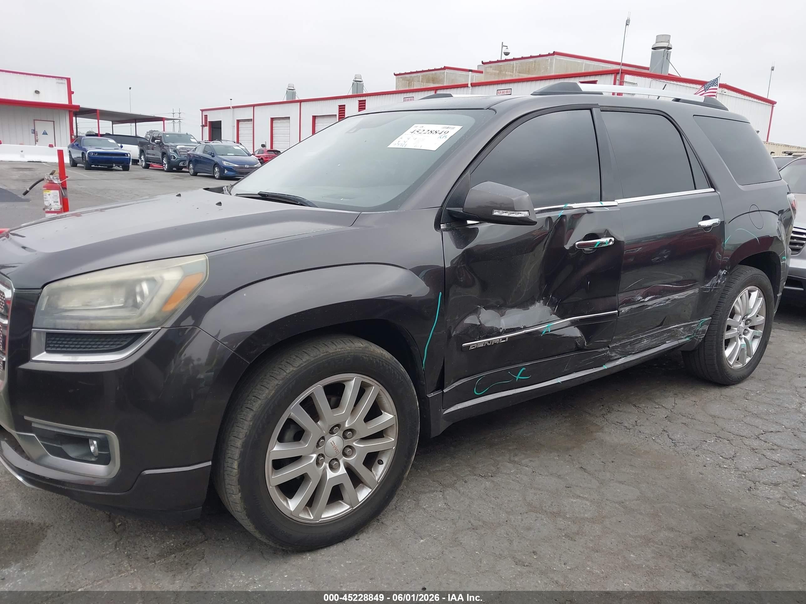2015 Gmc Acadia Denali Серый vin: 1GKKRTKDXFJ312480