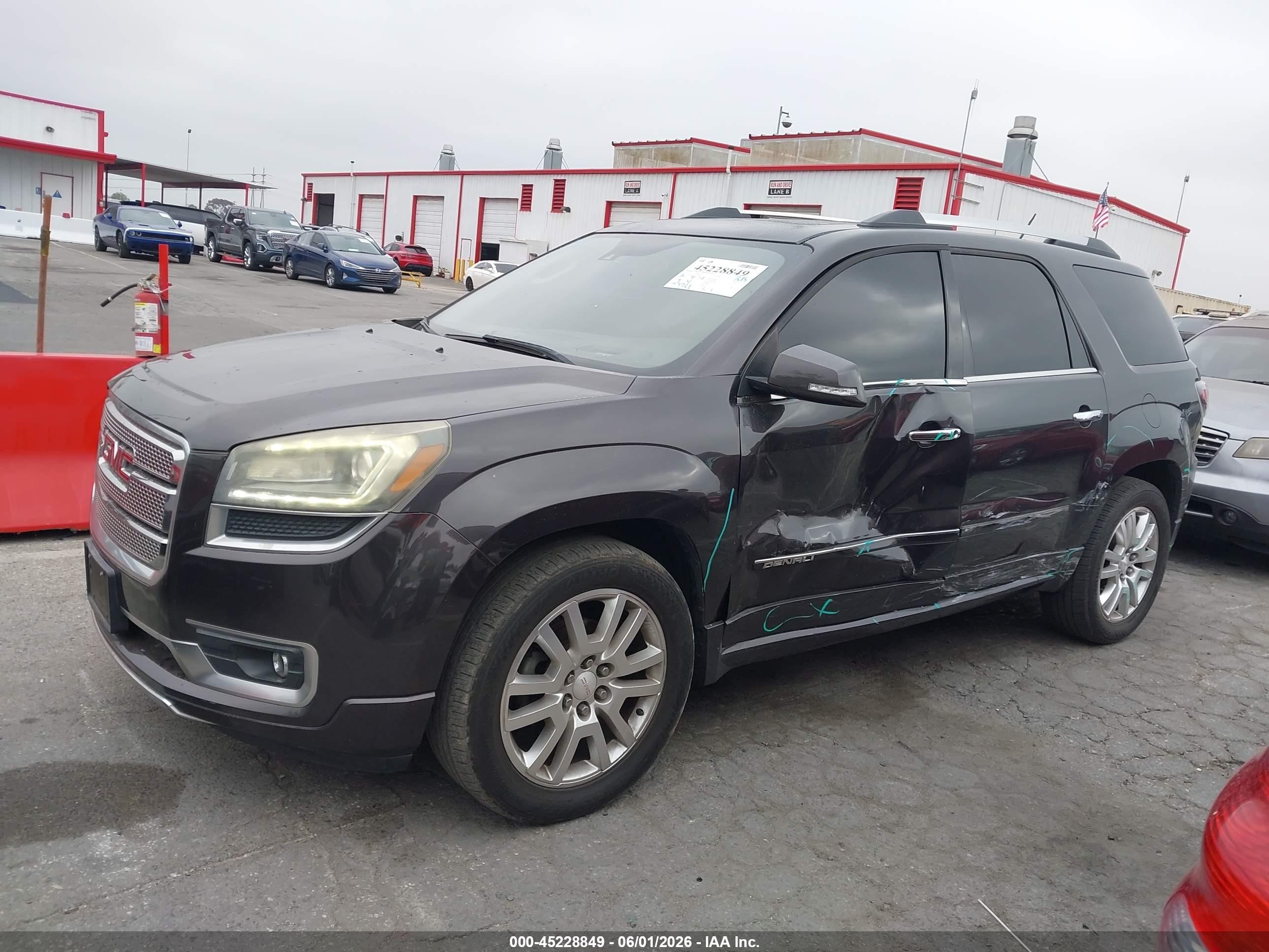 2015 Gmc Acadia Denali Серый vin: 1GKKRTKDXFJ312480