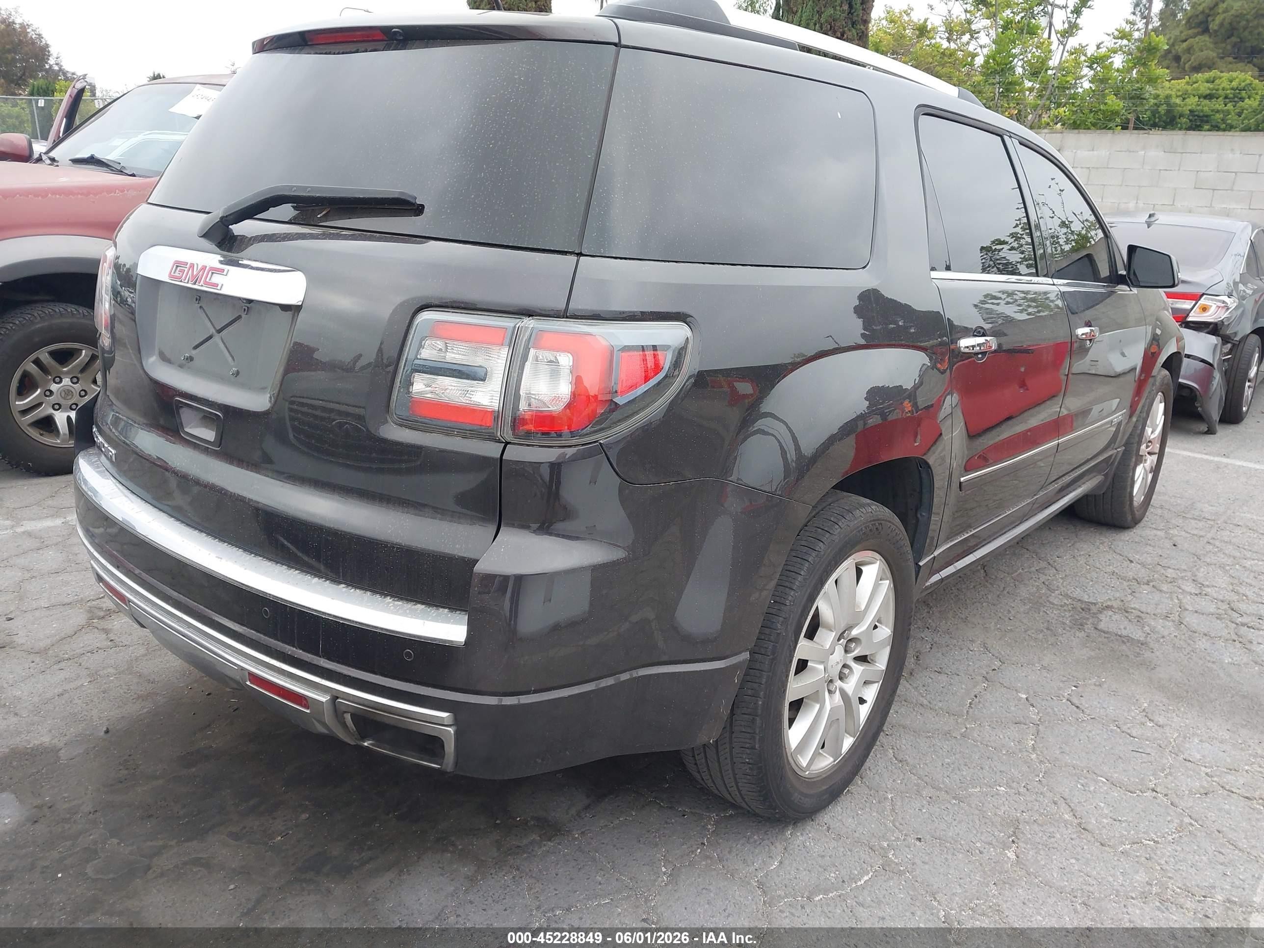 2015 Gmc Acadia Denali Серый vin: 1GKKRTKDXFJ312480