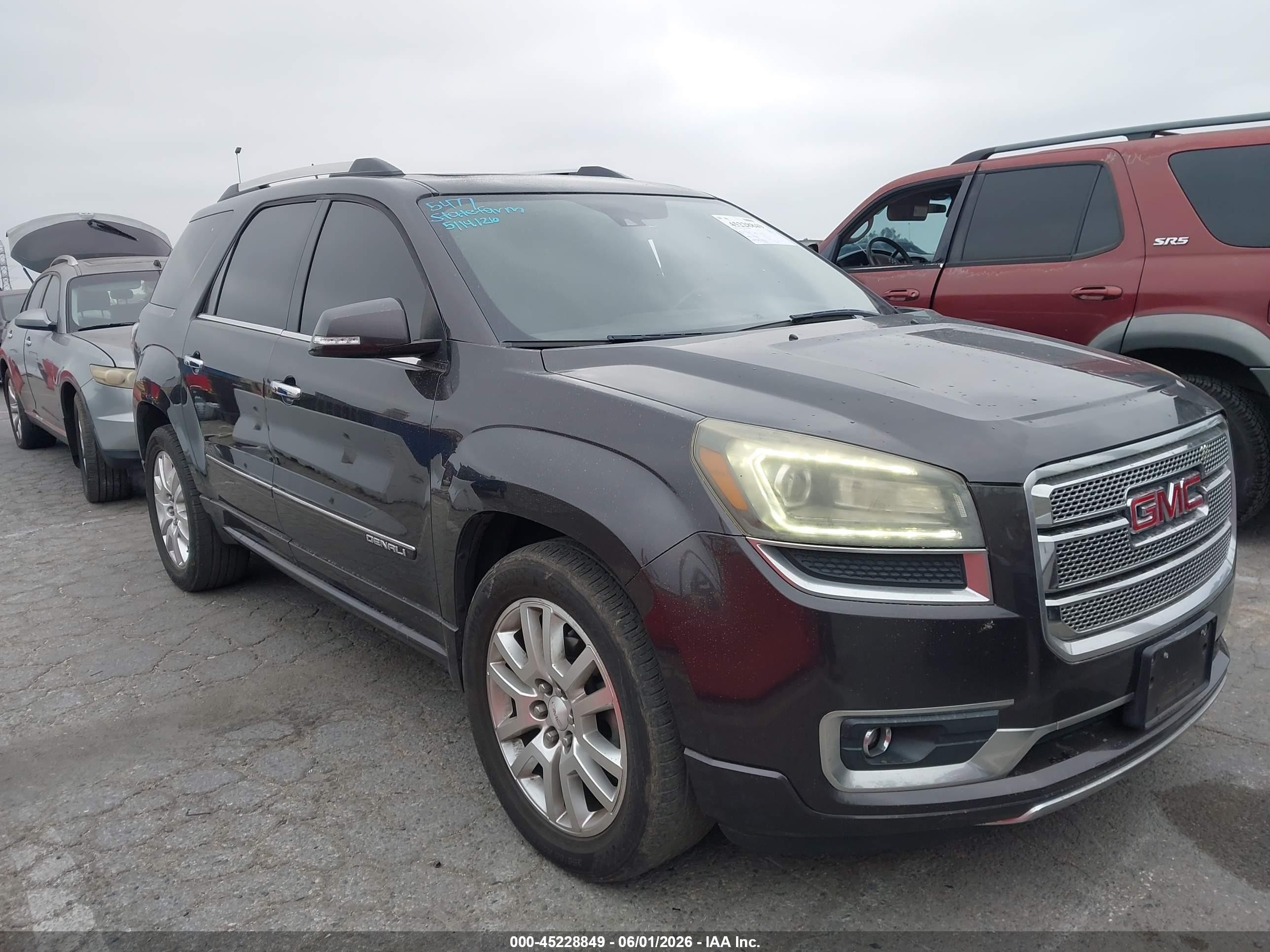 2015 Gmc Acadia Denali Серый vin: 1GKKRTKDXFJ312480