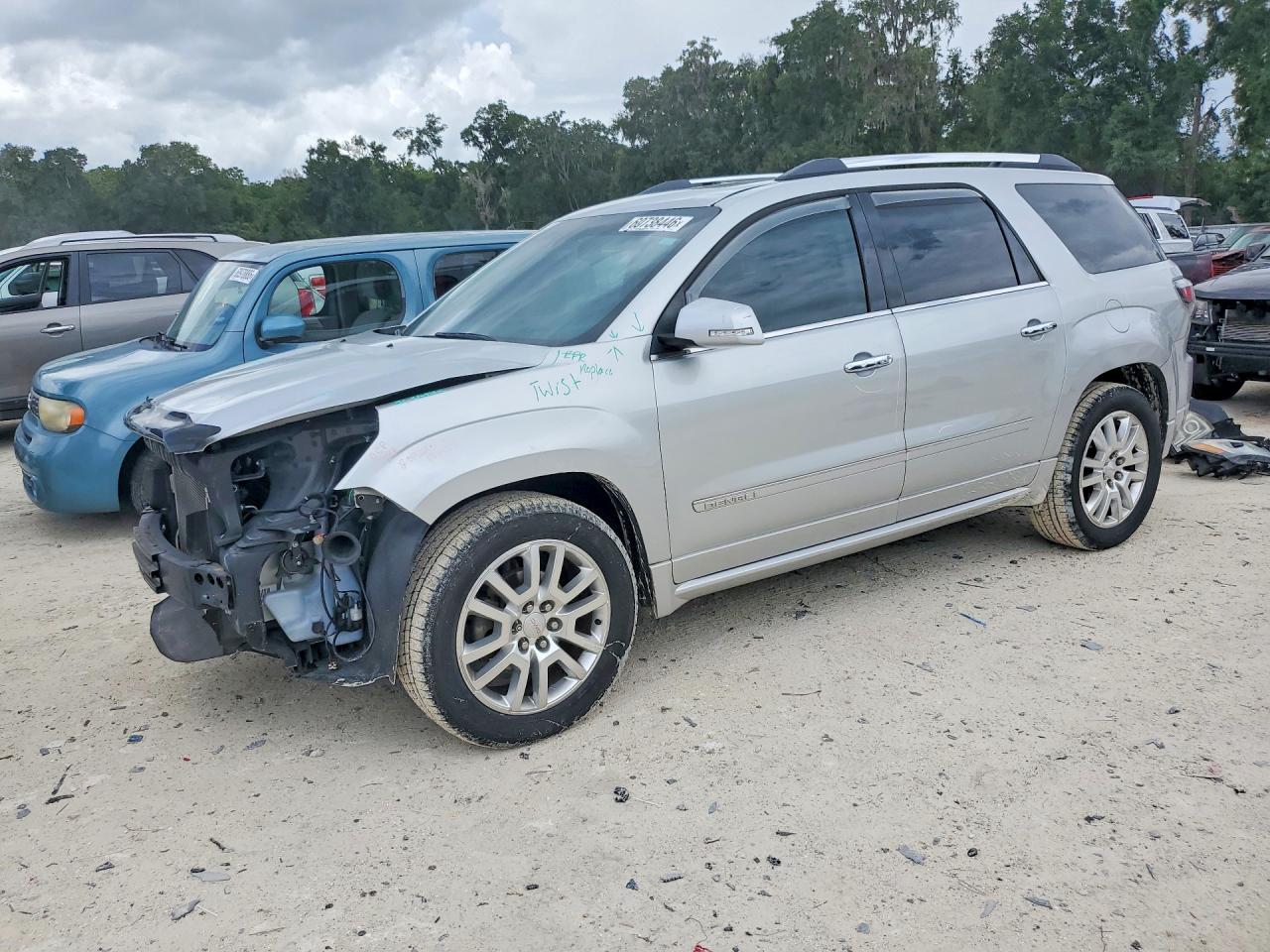 2015 Gmc Acadia Denali Silver vin: 1GKKRTKDXFJ341932