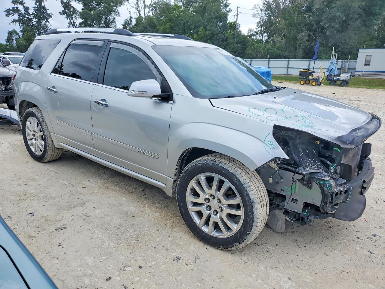2015 Gmc Acadia Denali Silver vin: 1GKKRTKDXFJ341932