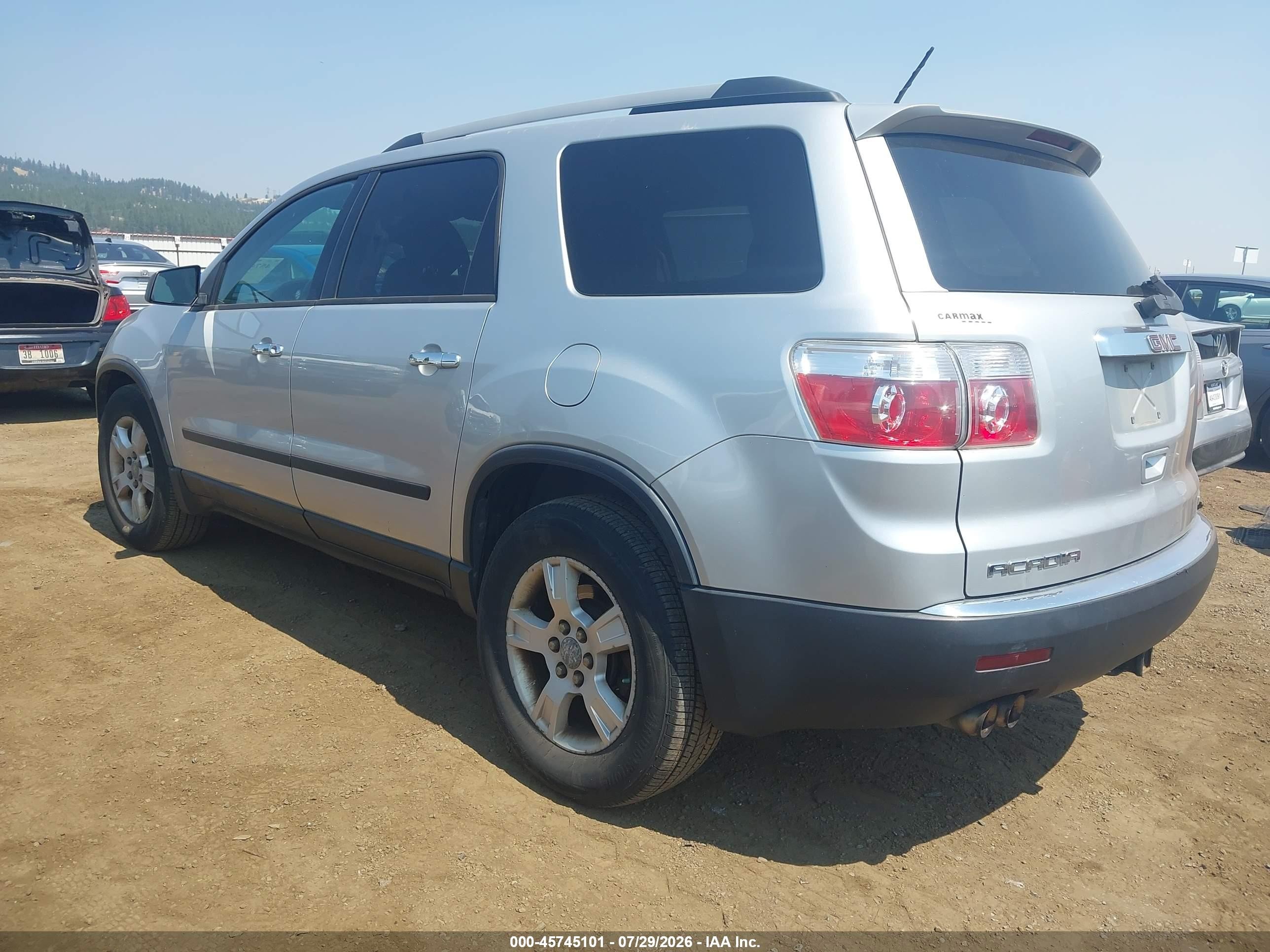 2011 Gmc Acadia Sl Серебряный vin: 1GKKVNED1BJ409788