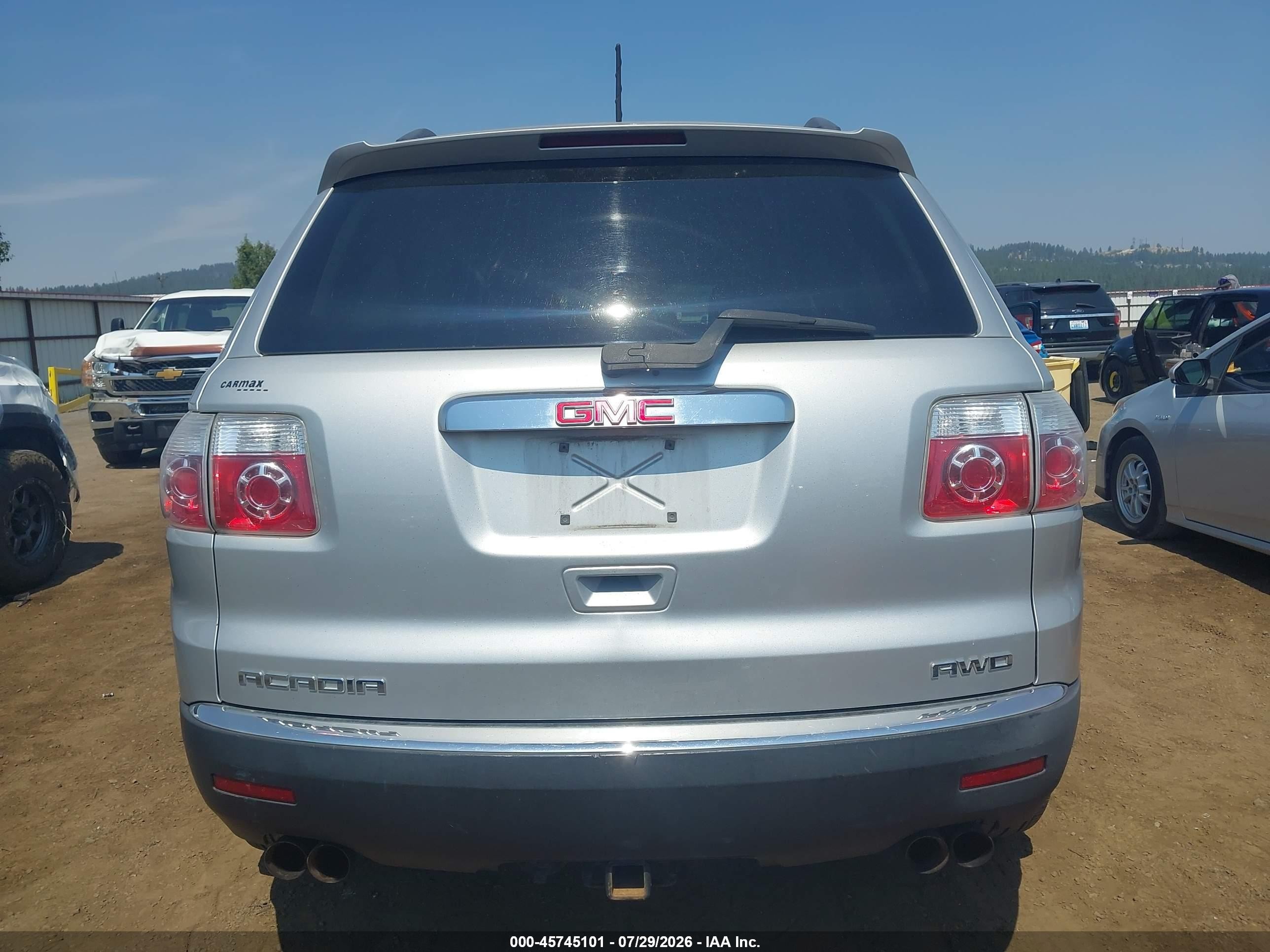 2011 Gmc Acadia Sl Серебряный vin: 1GKKVNED1BJ409788