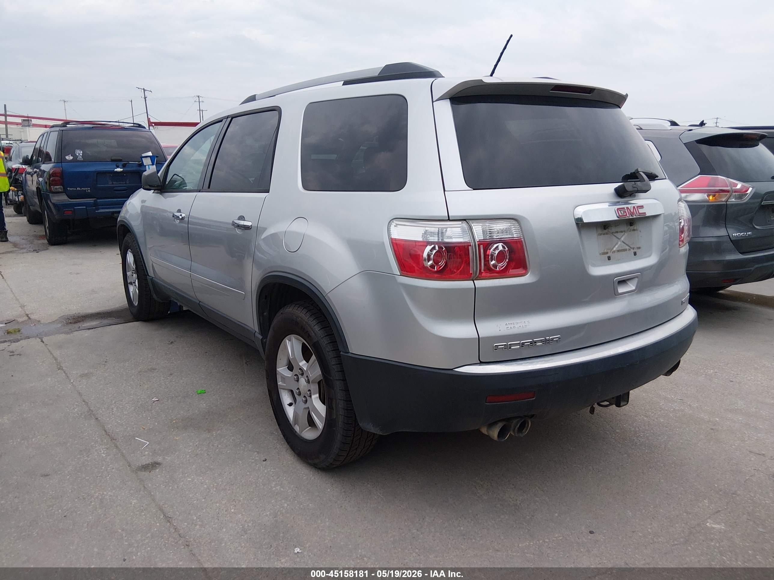 2012 Gmc Acadia Sl Silver vin: 1GKKVNED2CJ124809