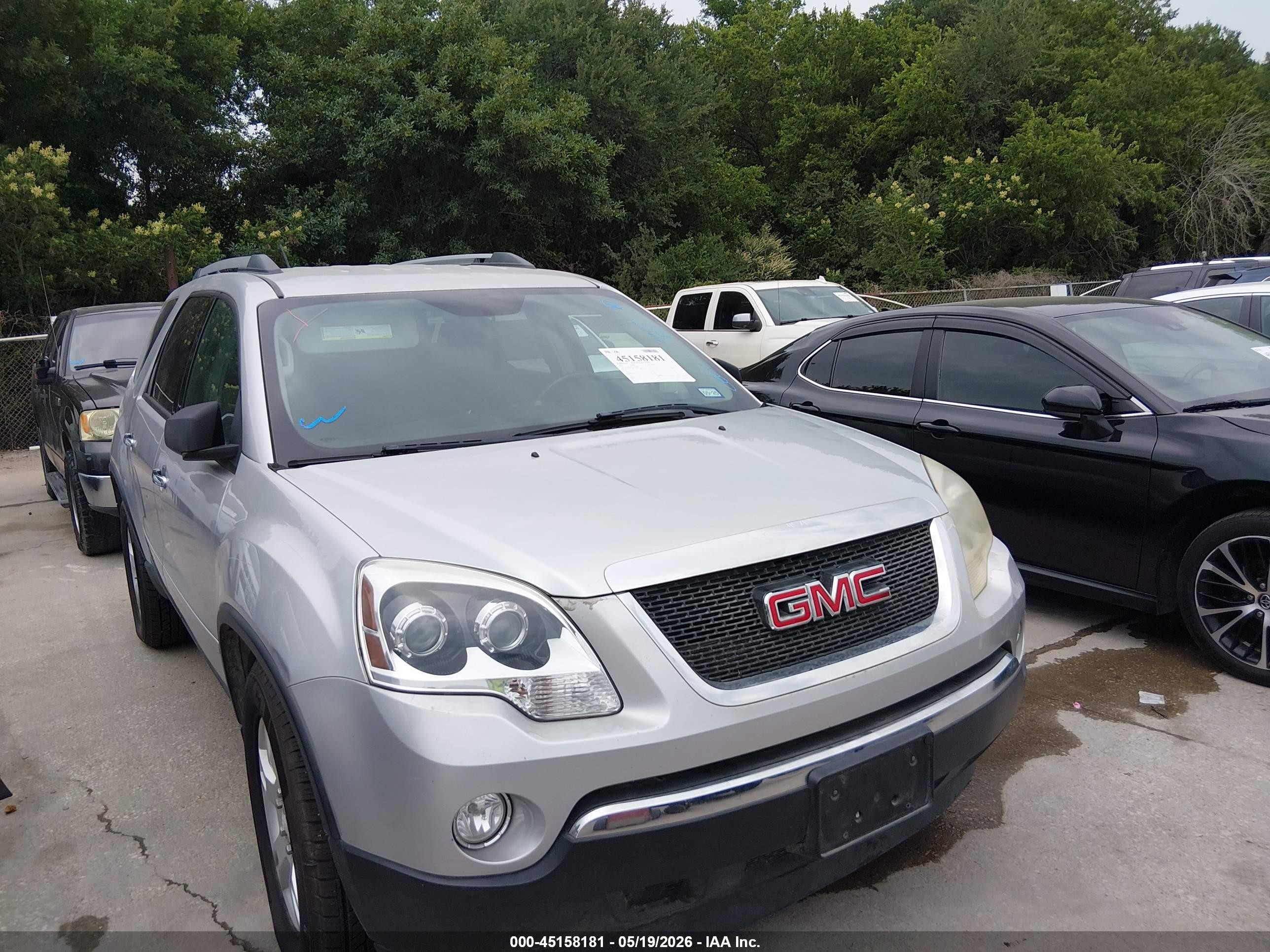2012 Gmc Acadia Sl Silver vin: 1GKKVNED2CJ124809