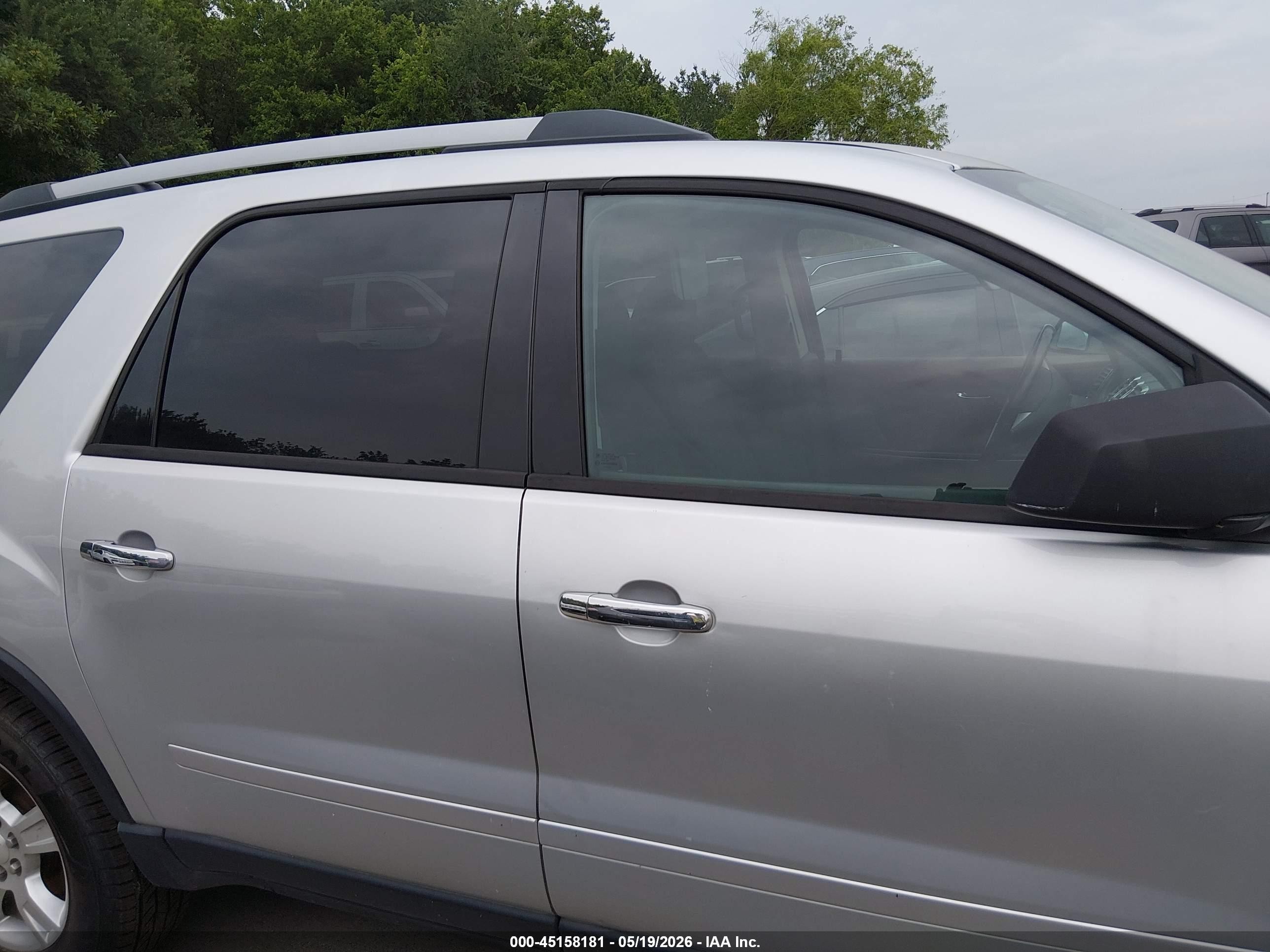 2012 Gmc Acadia Sl Silver vin: 1GKKVNED2CJ124809
