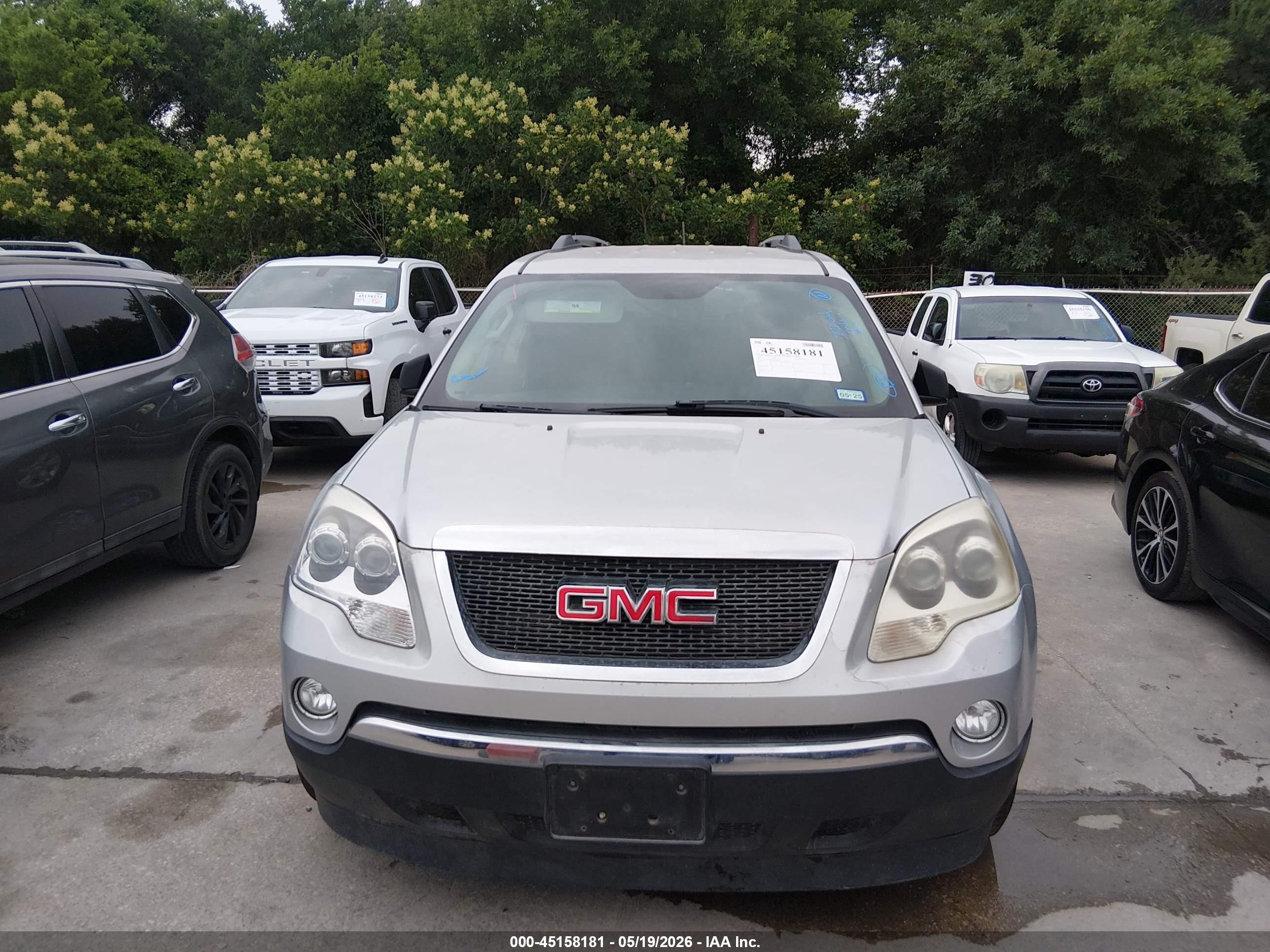 2012 Gmc Acadia Sl Silver vin: 1GKKVNED2CJ124809