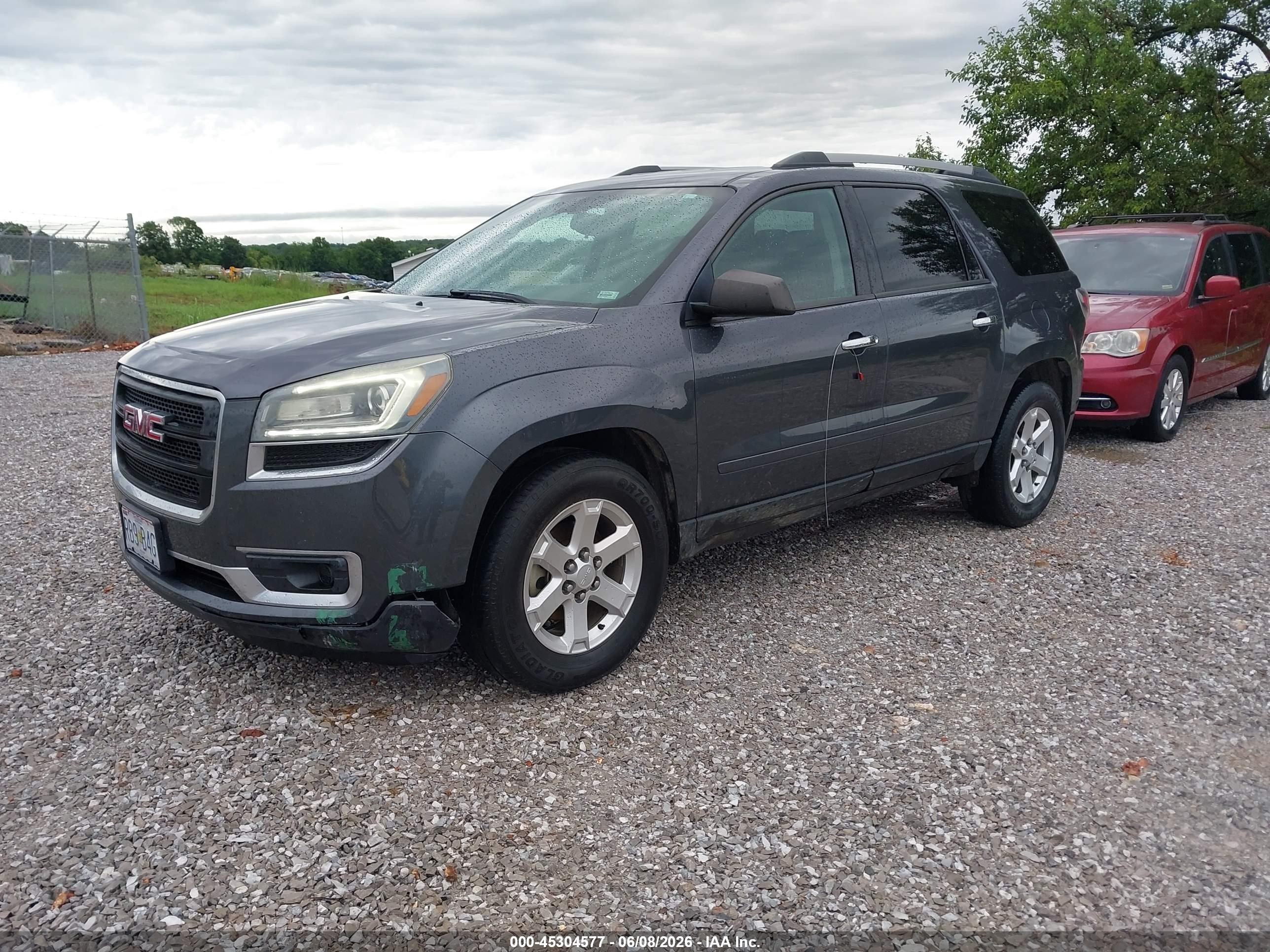 2014 Gmc Acadia Sle-1 Gray vin: 1GKKVNED2EJ188920