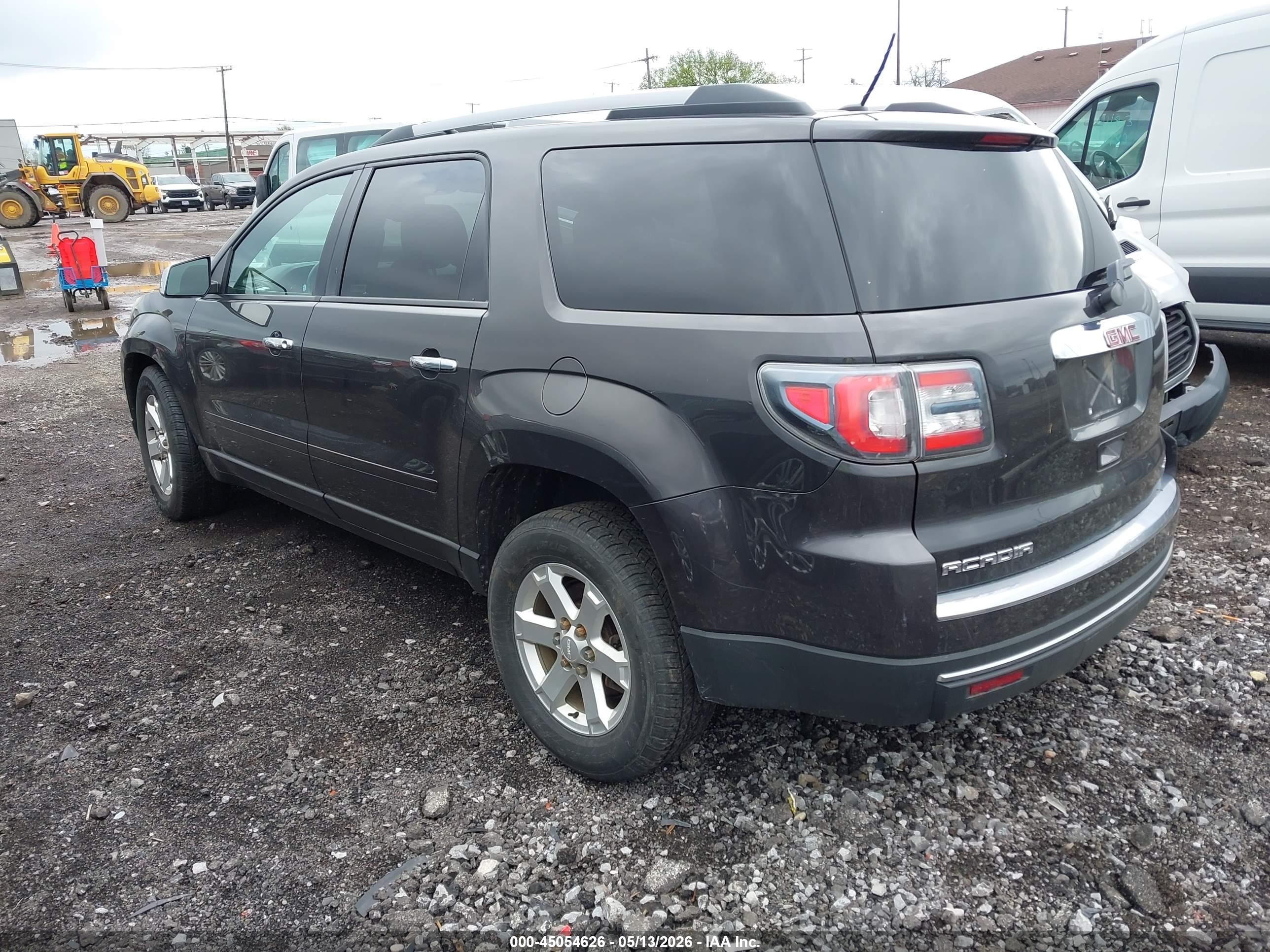 2015 Gmc Acadia Sle-1 Black vin: 1GKKVNED2FJ207516