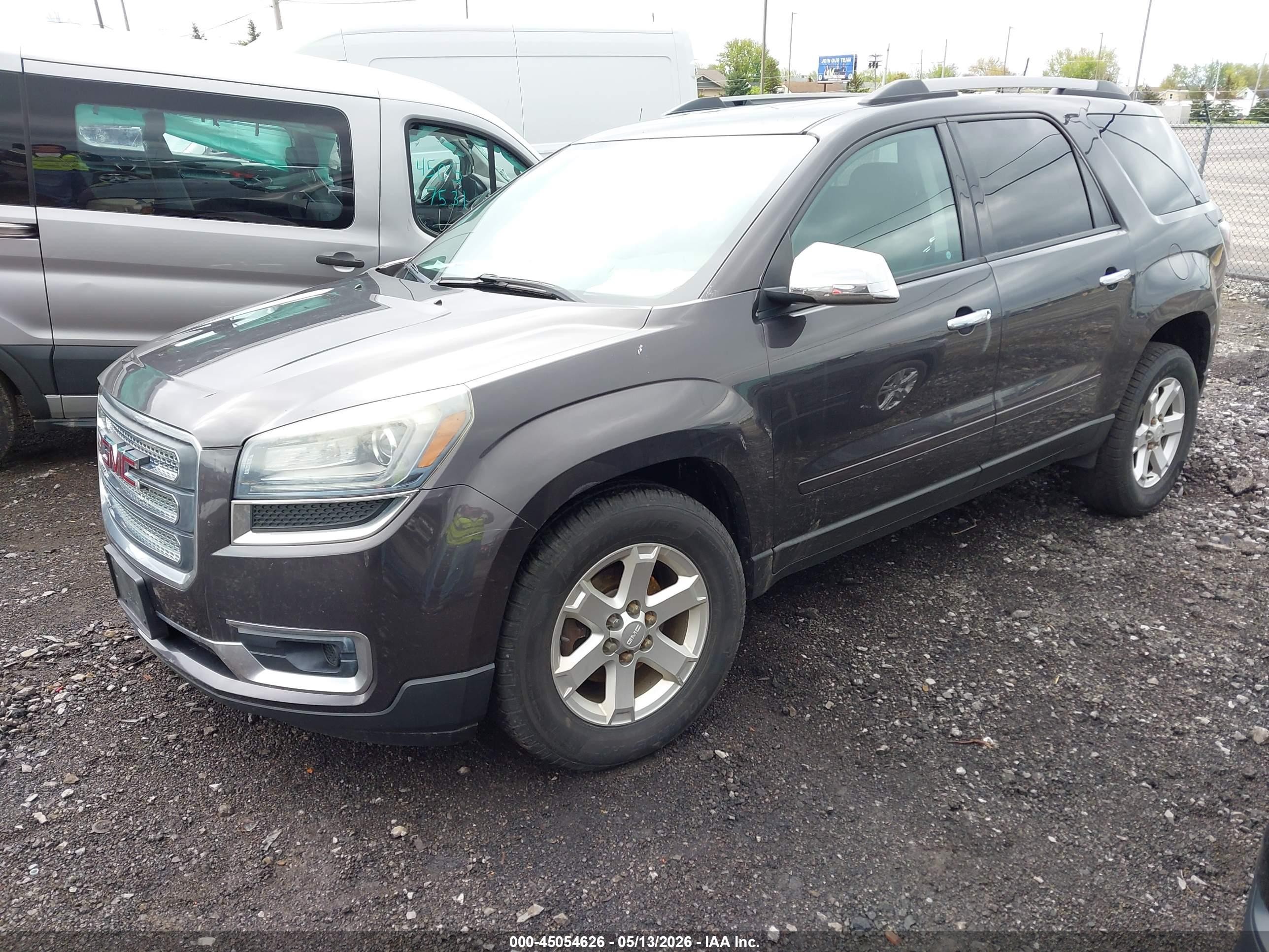 2015 Gmc Acadia Sle-1 Black vin: 1GKKVNED2FJ207516