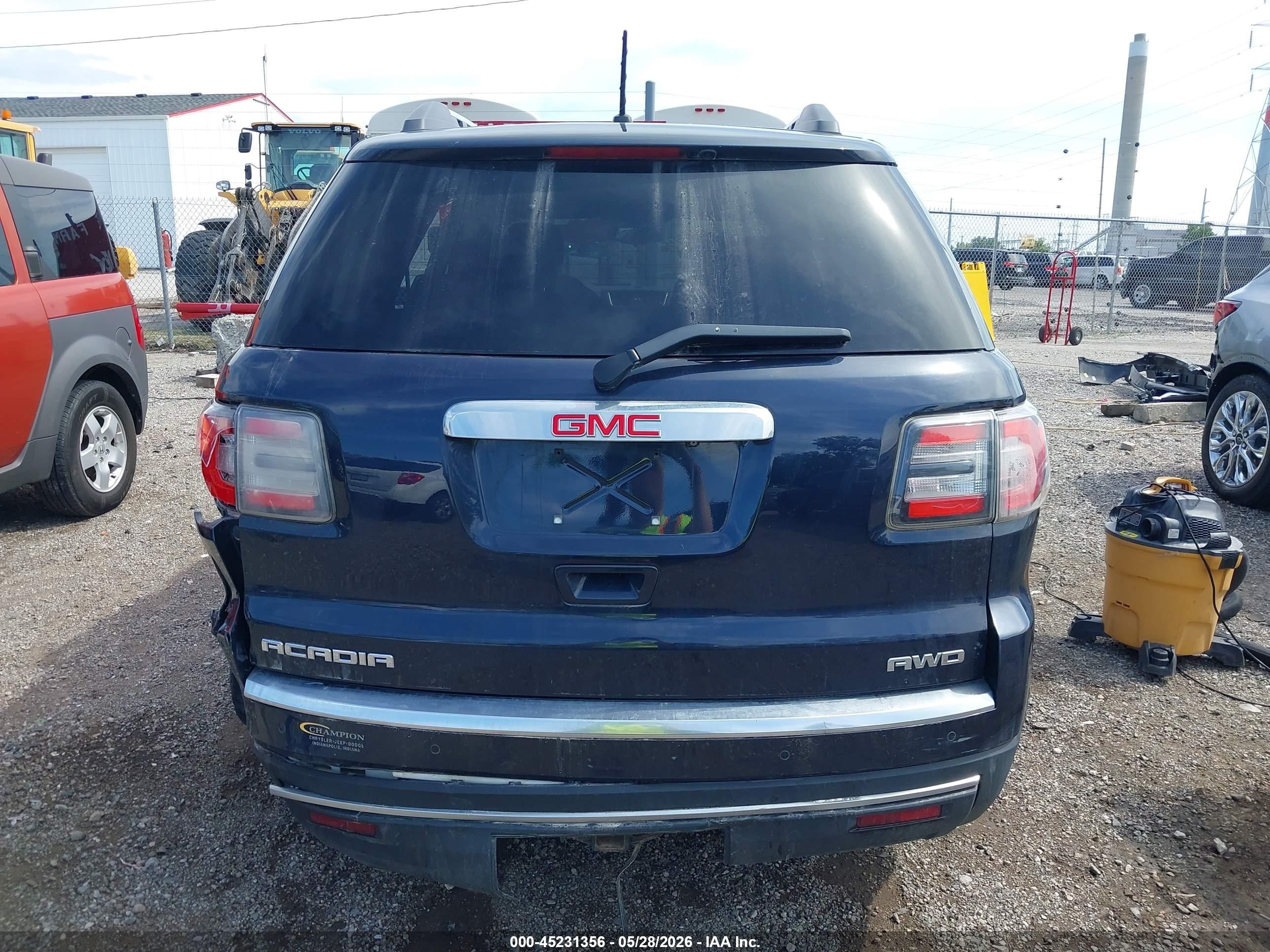 2015 Gmc Acadia Sle-1 Dark Blue vin: 1GKKVNED3FJ164711